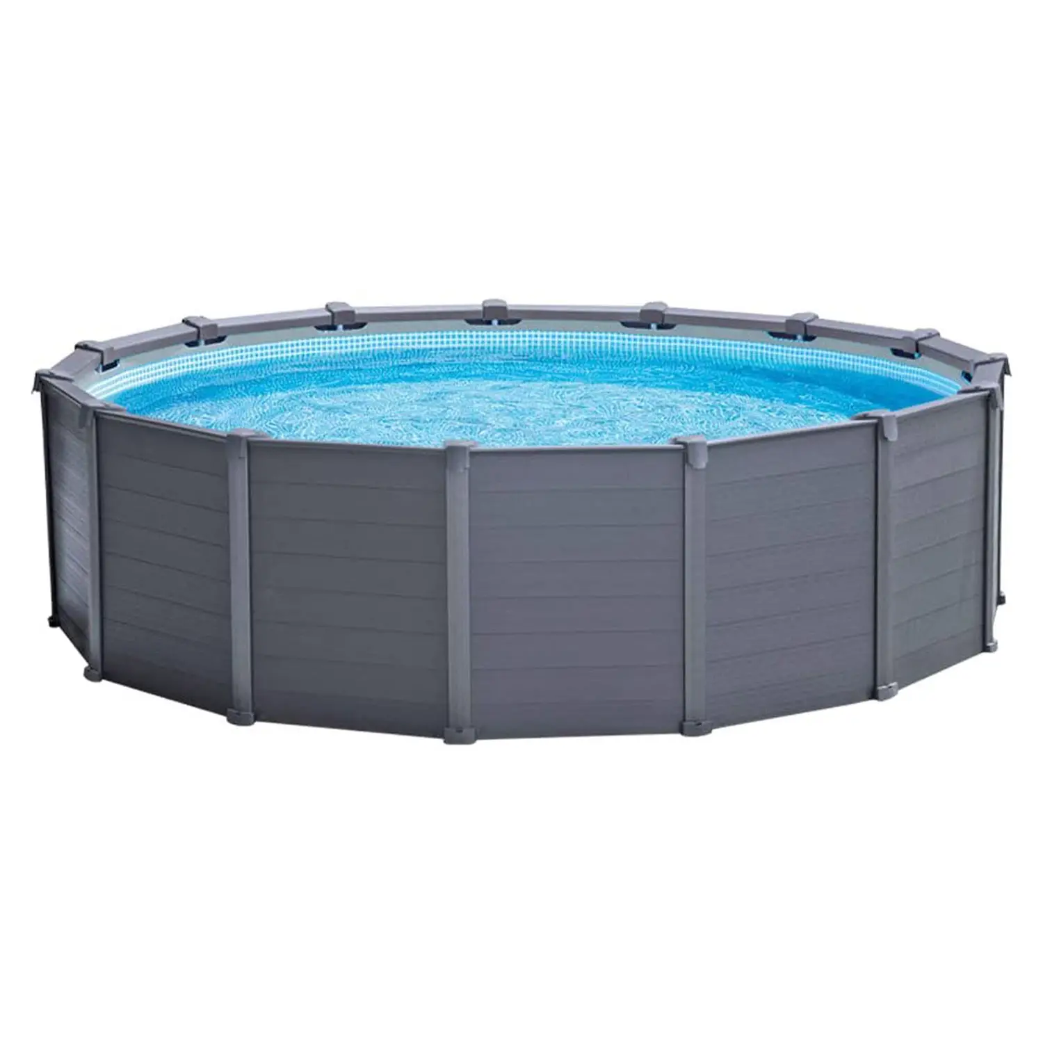 Piscina Rotonda Intex Graphite - Cm 478x124 – Con Pompa e Accessori - piscine rigide