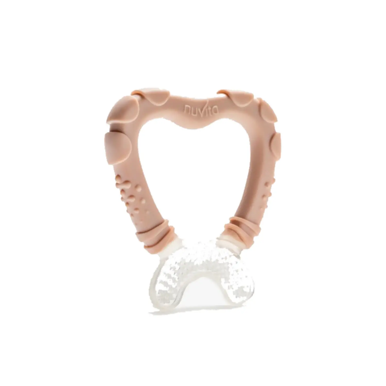 Nuvita Massaggia e Pulisci Gengive per Bambini 4M+ Colore English Rose - massaggia gengive