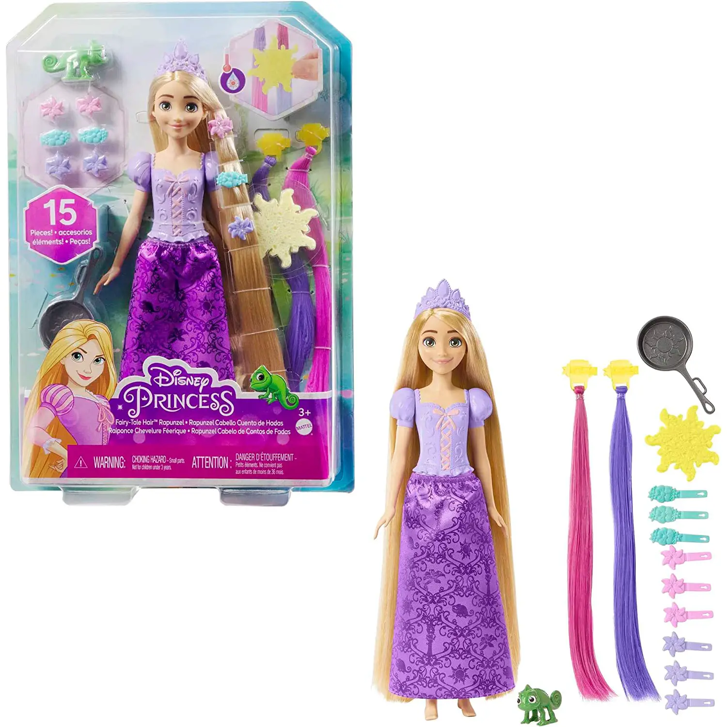 Principesse Disney Rapunzel Chioma Magica Bambola - collezionabili bambina