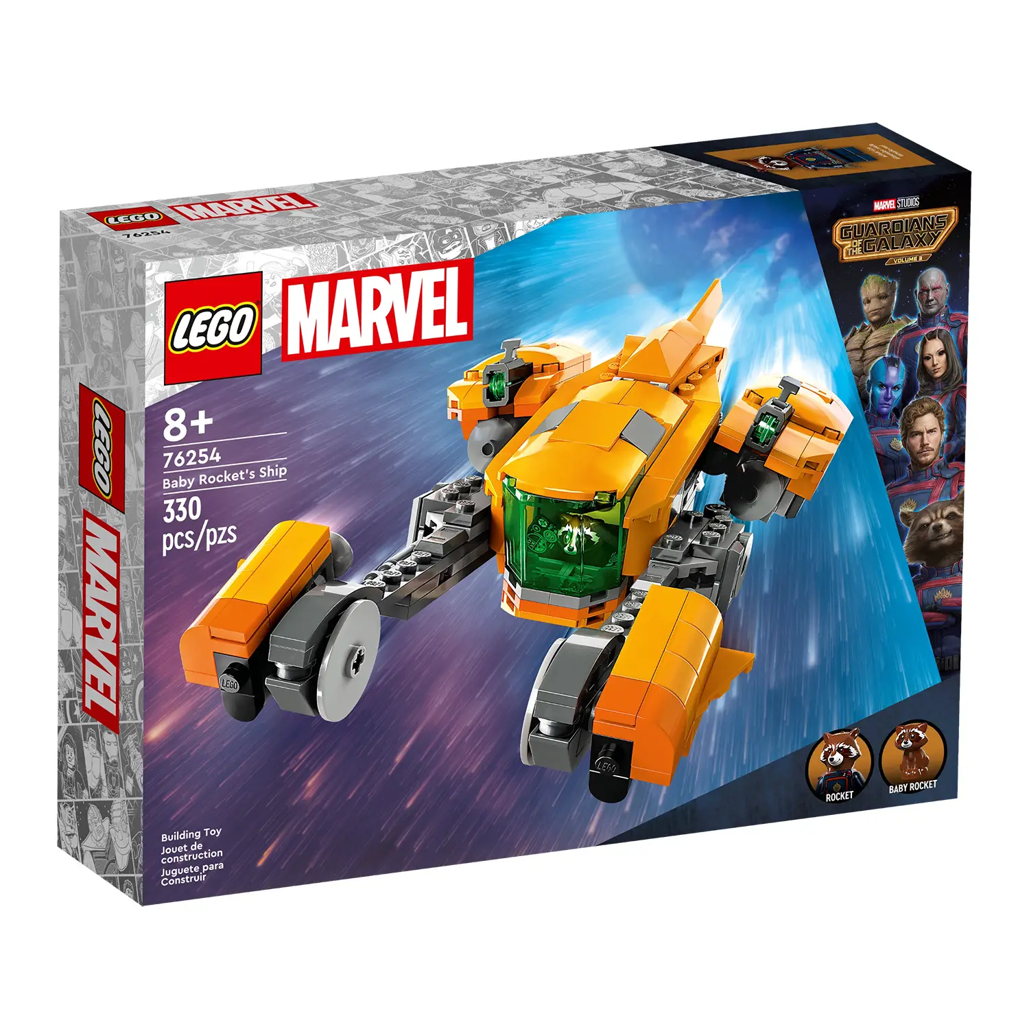 LEGO Marvel – Astronave di Baby Rocket (76255) - lego