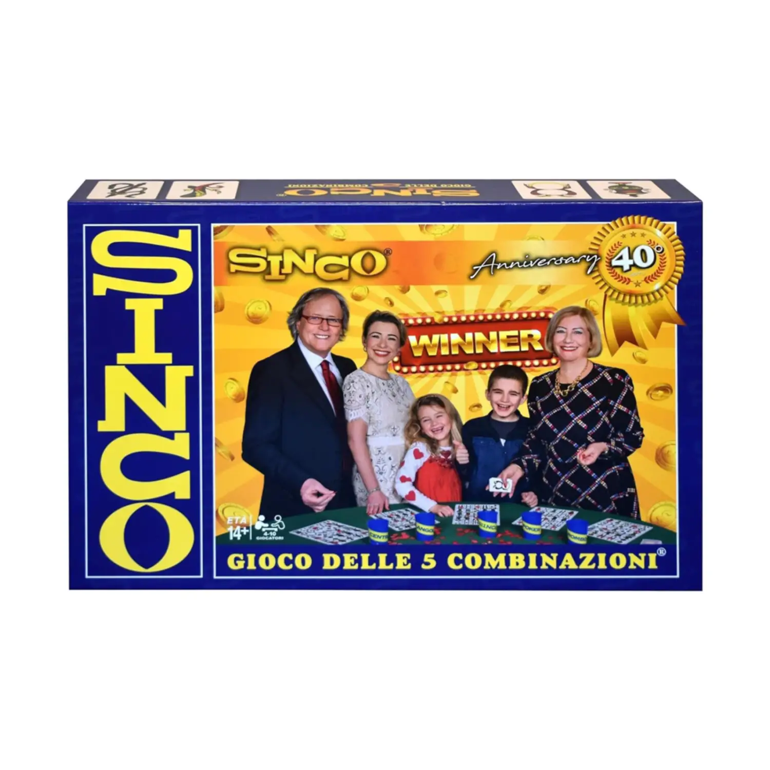 Sinco – Carte Napoletane, Gioco delle 5 Combinazioni - giochi di società