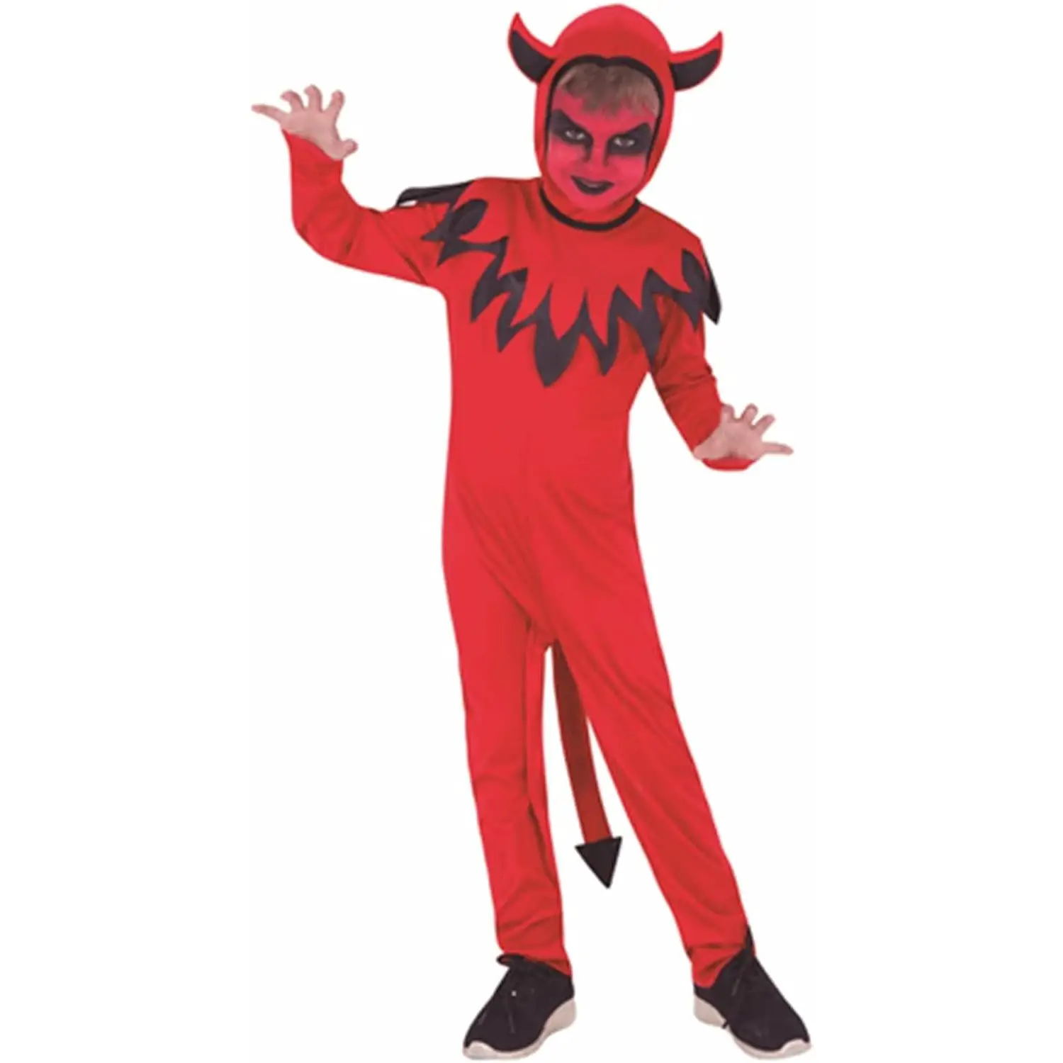 Costume Diavoletto per Bambini - Taglia S - 3/4 anni - Abiti halloween