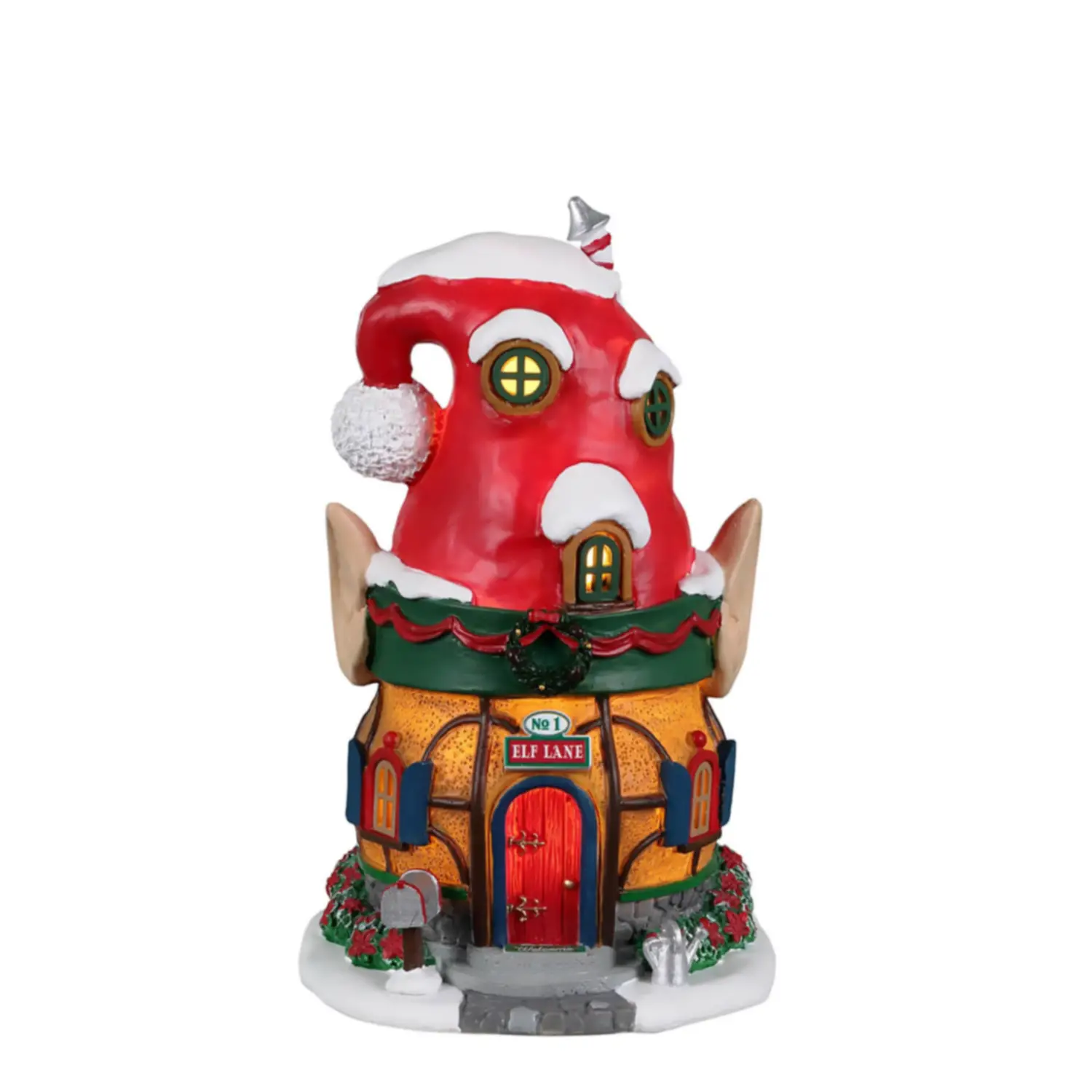Lemax No. 1 Elf Lane 24015 – Casa dell’Elfo Luminosa Santa’s Wonderland - scene e villaggi