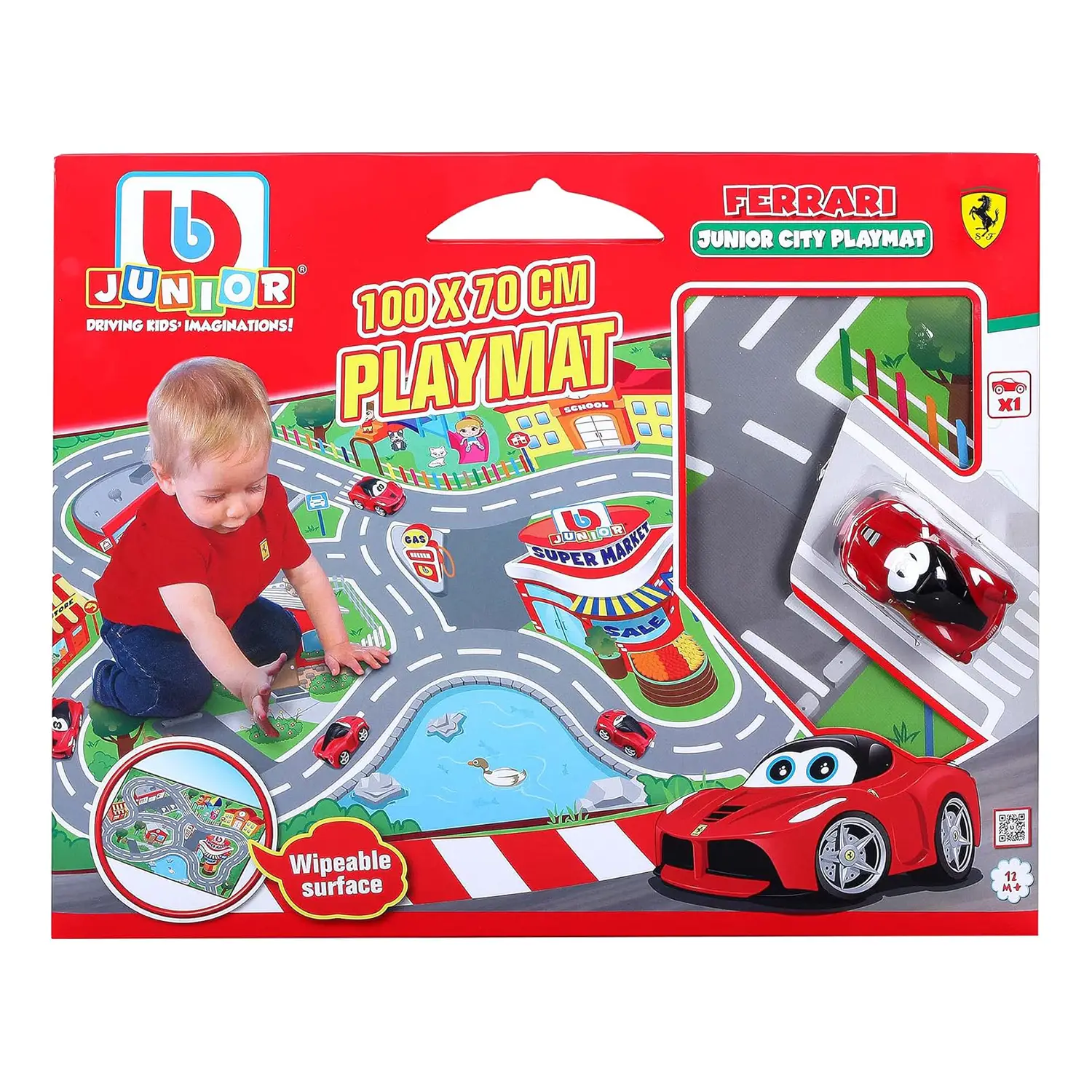 Tappeto Ferrari Junior City Playmat - Tappeti per il gioco