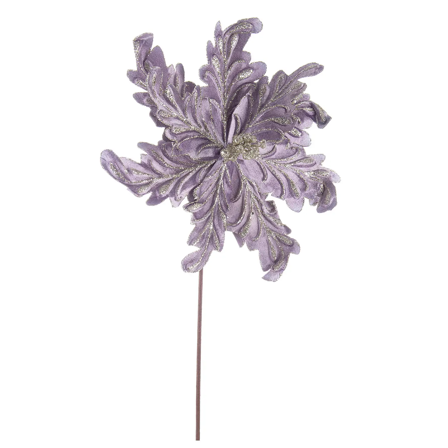 Fiore Noelle Rosa Antico - Cm 32x50 h - addobbi albero