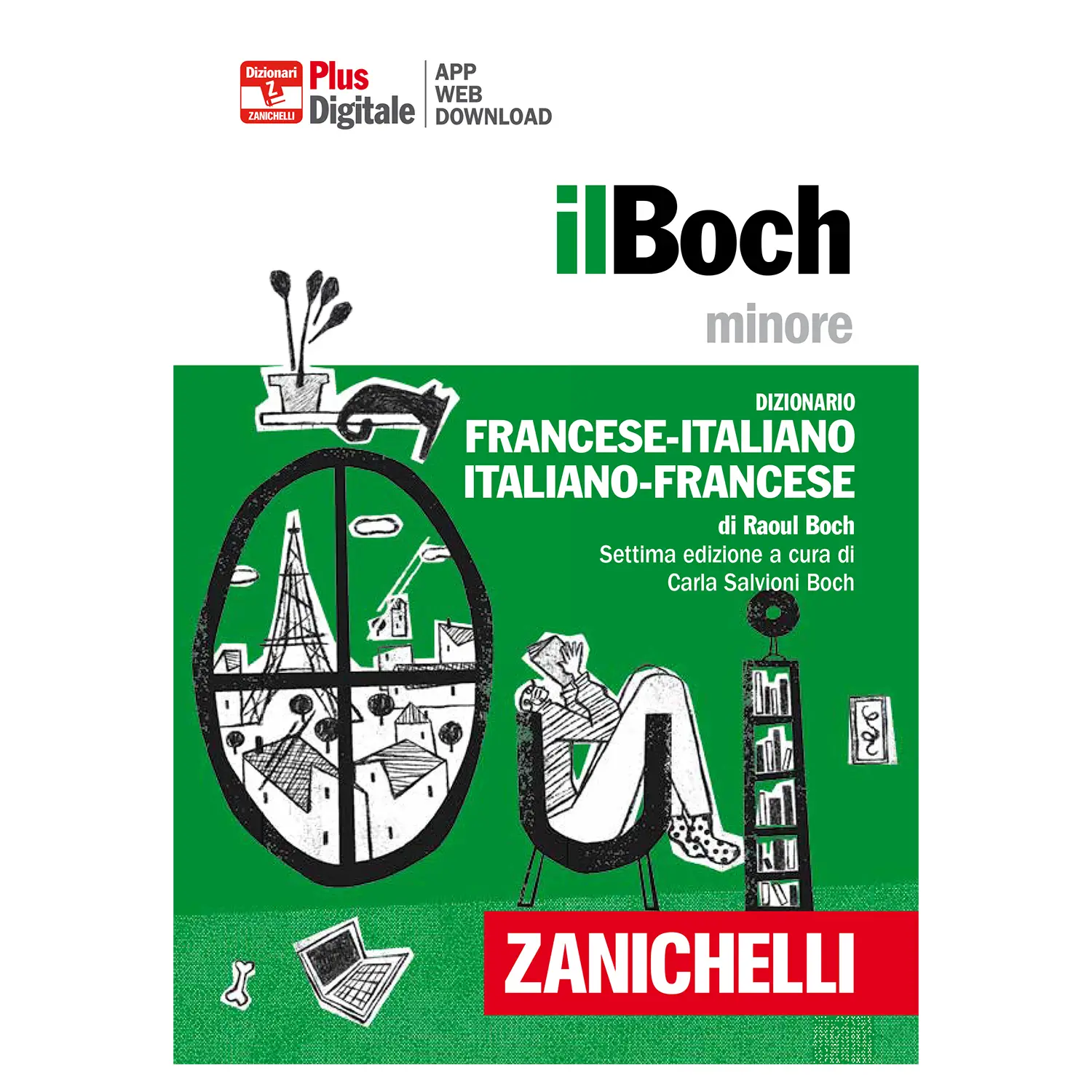 Dizionario Francese Il Boch Minore – Settima Edizione Plus – ZANICHELLI - Prima biblioteca