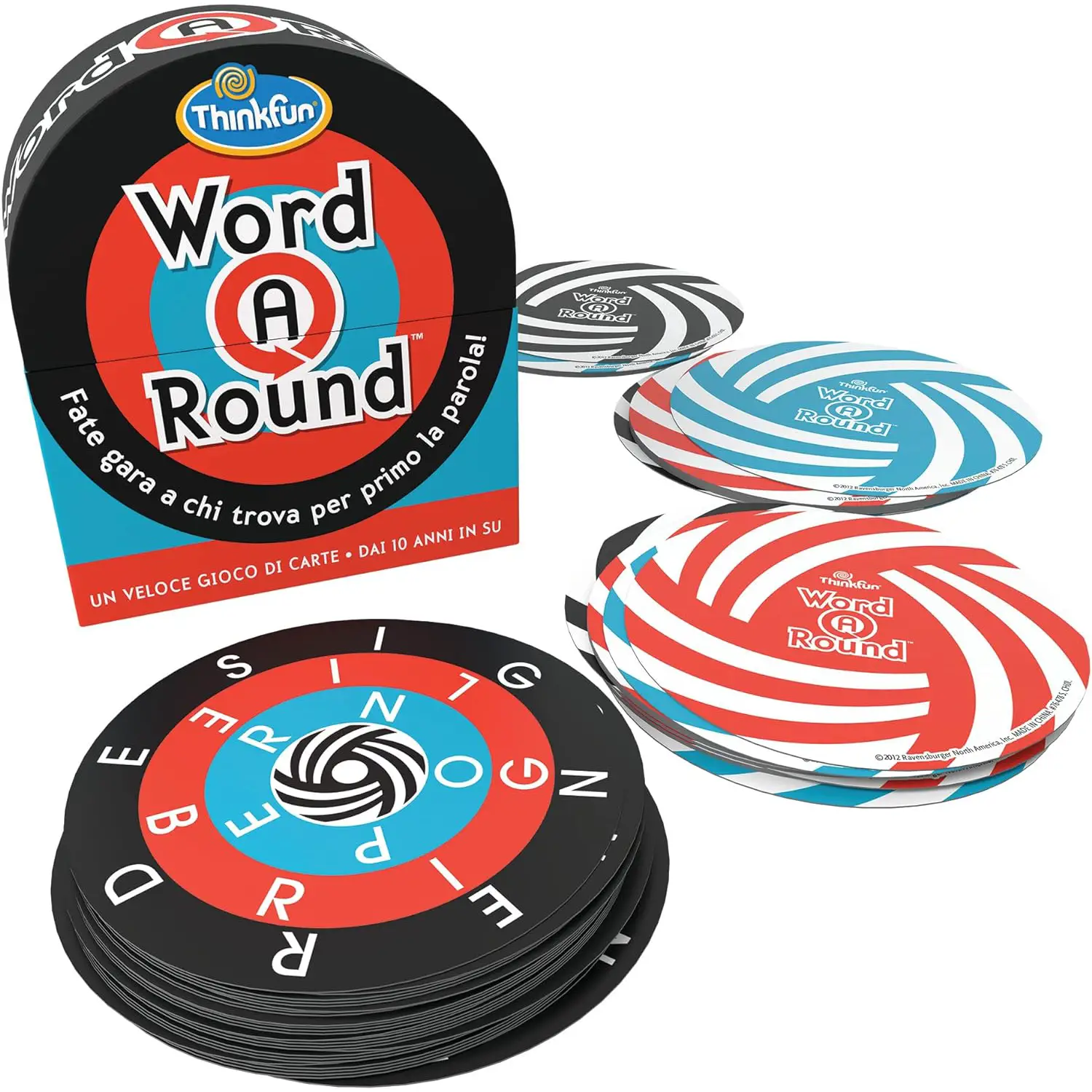 Word A Round, Gioco di Carte per Bambini ThinkFun - Giochi di società