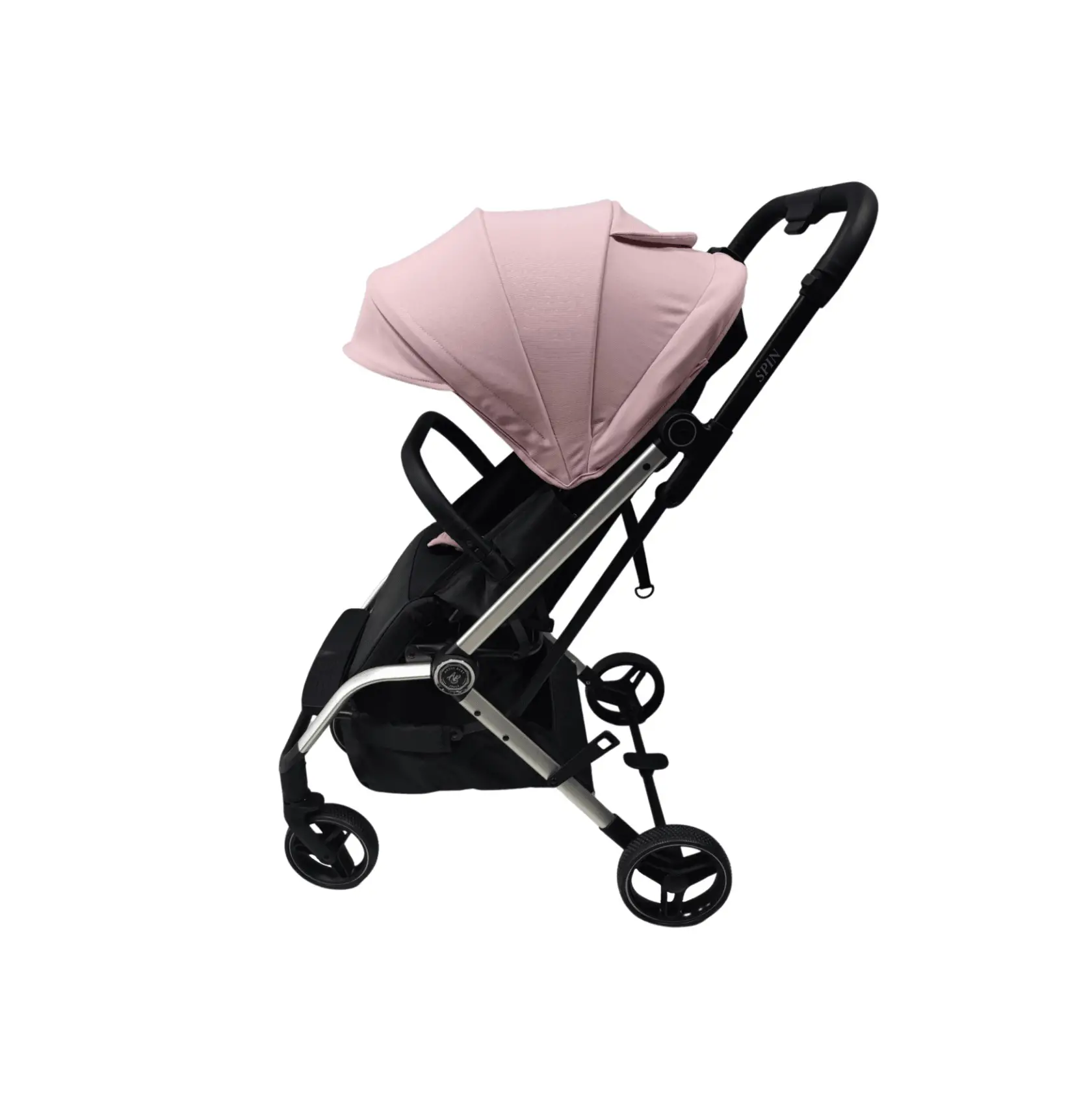 Passeggino Antes Baby Spin Nero/rosa Telaio Silver - passeggini compatti