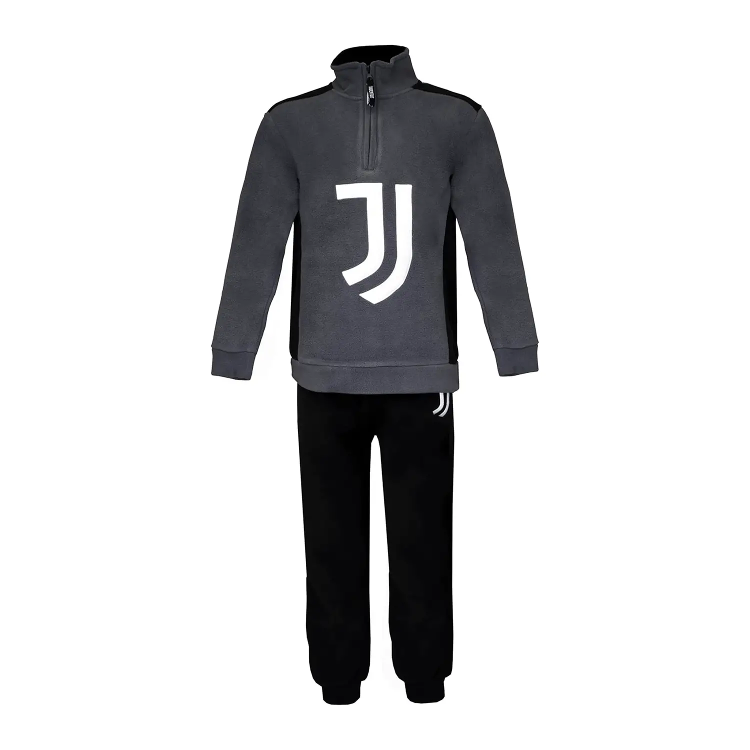Tuta Juventus Uomo Antracite in Caldo Pile con Logo, Taglia 46 S - regalo e gadget valigeria