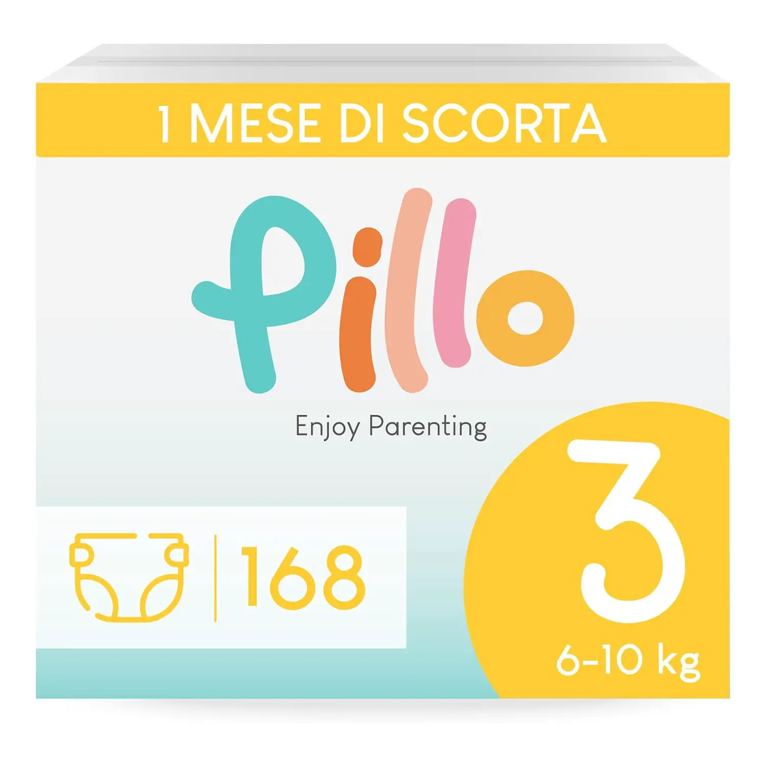 Pannolini Pillo Enjoy Taglia 3 Midi (6-10 kg) - Confezione da 28 Pezzi - pannolini e salviettine