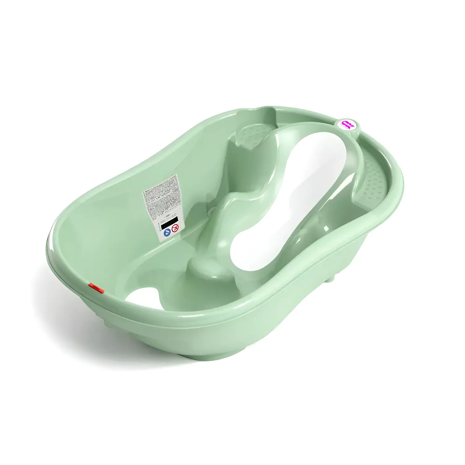 OKBABY Onda Evolution Vaschetta Bagnetto Neonato Verde e Bianco - vasche