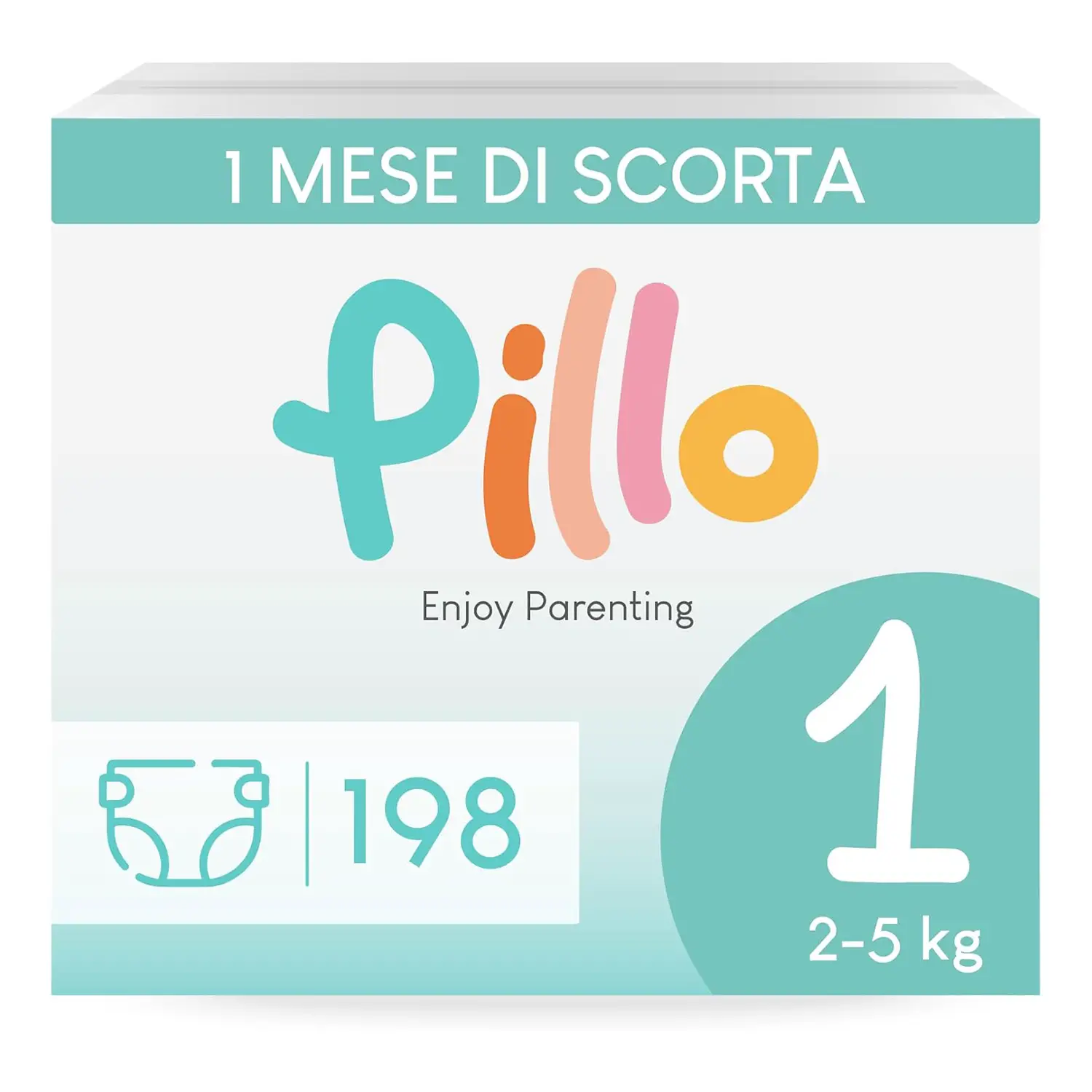 Pannolini Pillo Enjoy Taglia 1 Newborn (3-5 kg) - Confezione da 33 Pezzi - pannolini e salviettine