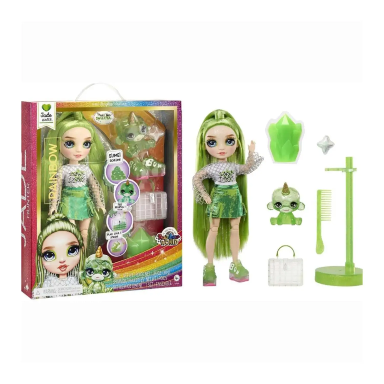 Rainbow High Classic Fashion Doll Jade - collezionabili bambina