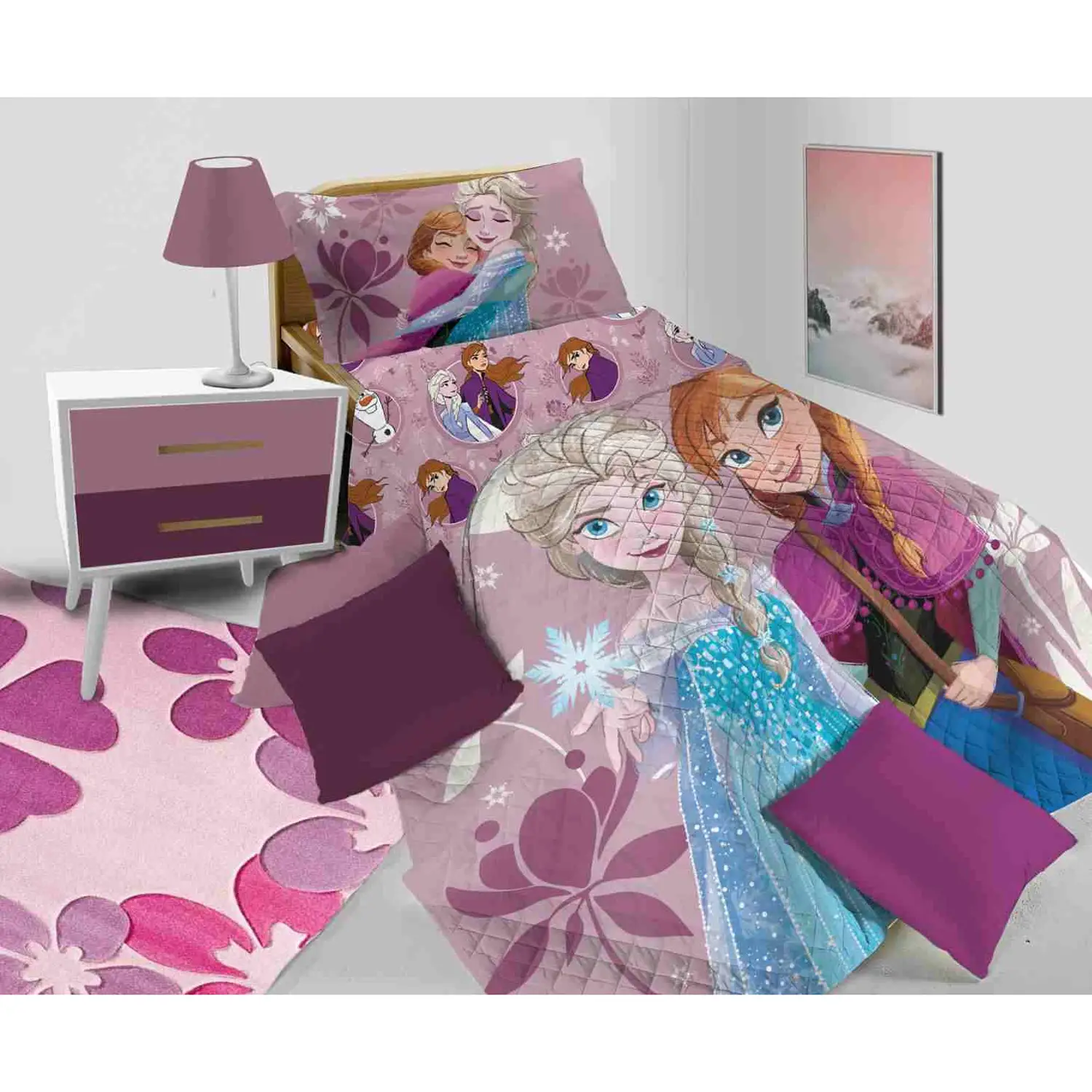 Coperta Trapuntata 1 Piazza Piazzato Frozen - regalo e gadget valigeria