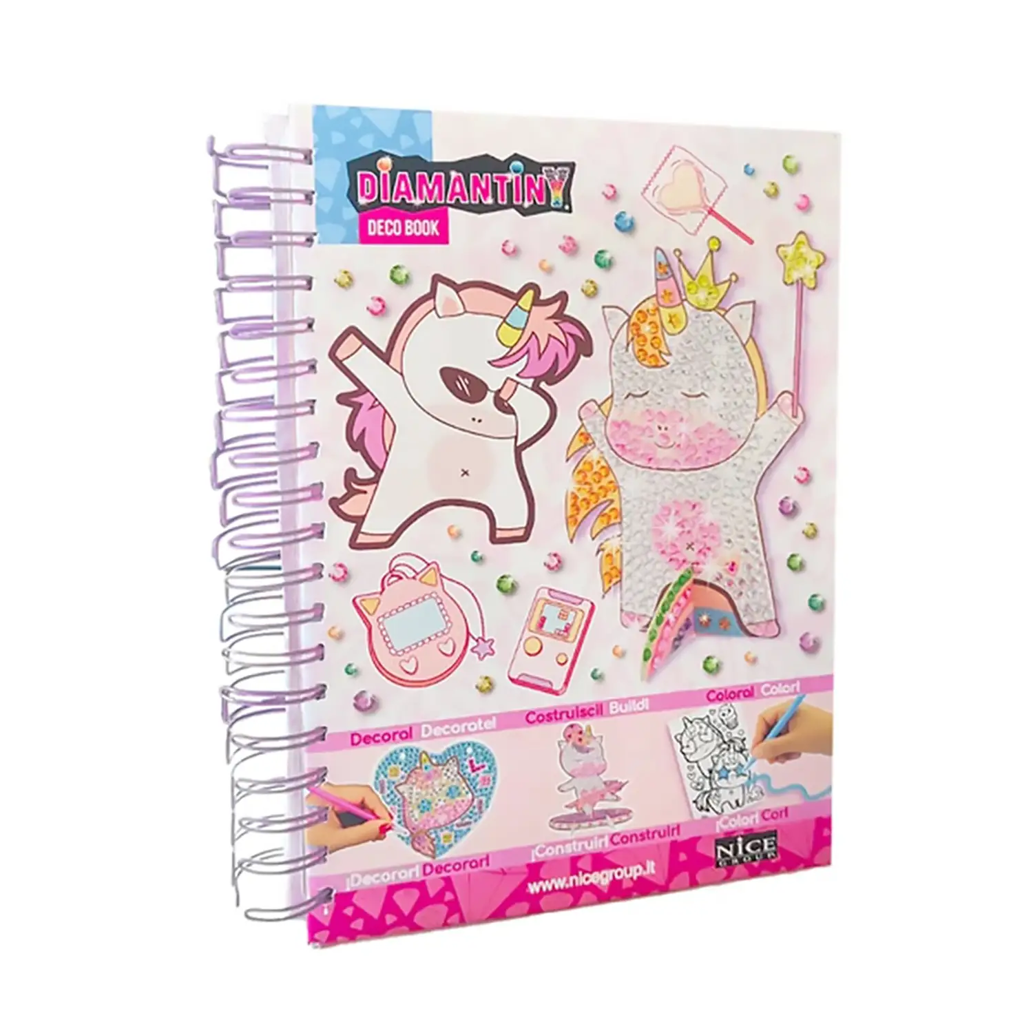 Diamantiny Libro Da Colorare - regalo e gadget valigeria