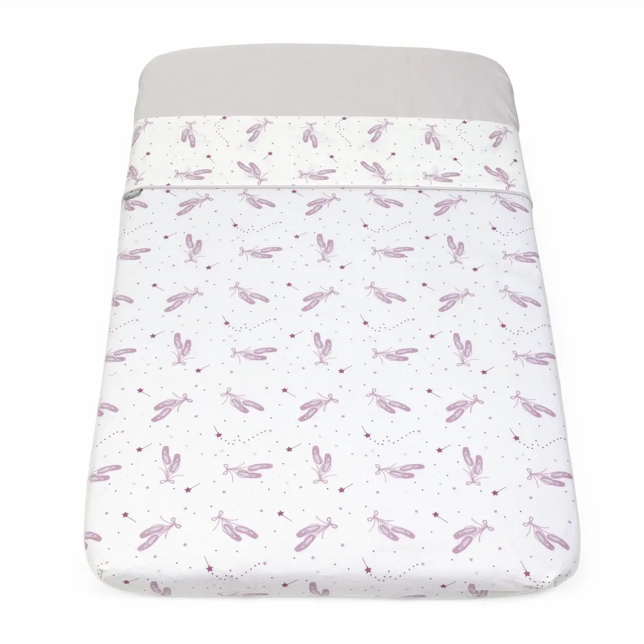 Set Lenzuola Culla Sopra e sotto Next2me Pink Ballet - lenzuolini