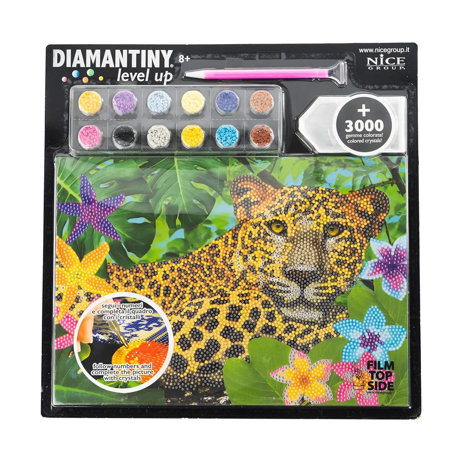 Diamantiny Level Up Leopardo - regalo e gadget valigeria