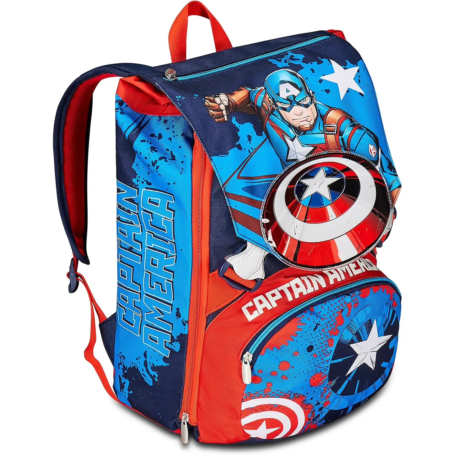 Captain America Legendary Avenger Zaino Scuola Sdoppiabile Big - zaini scuola