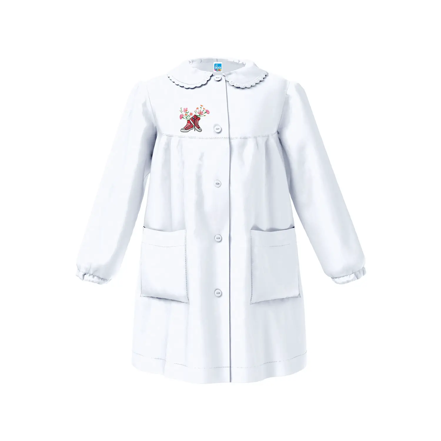 Grembiule Bambina Scuola 4064 Bianco 11 Anni - grembiuli scolastici