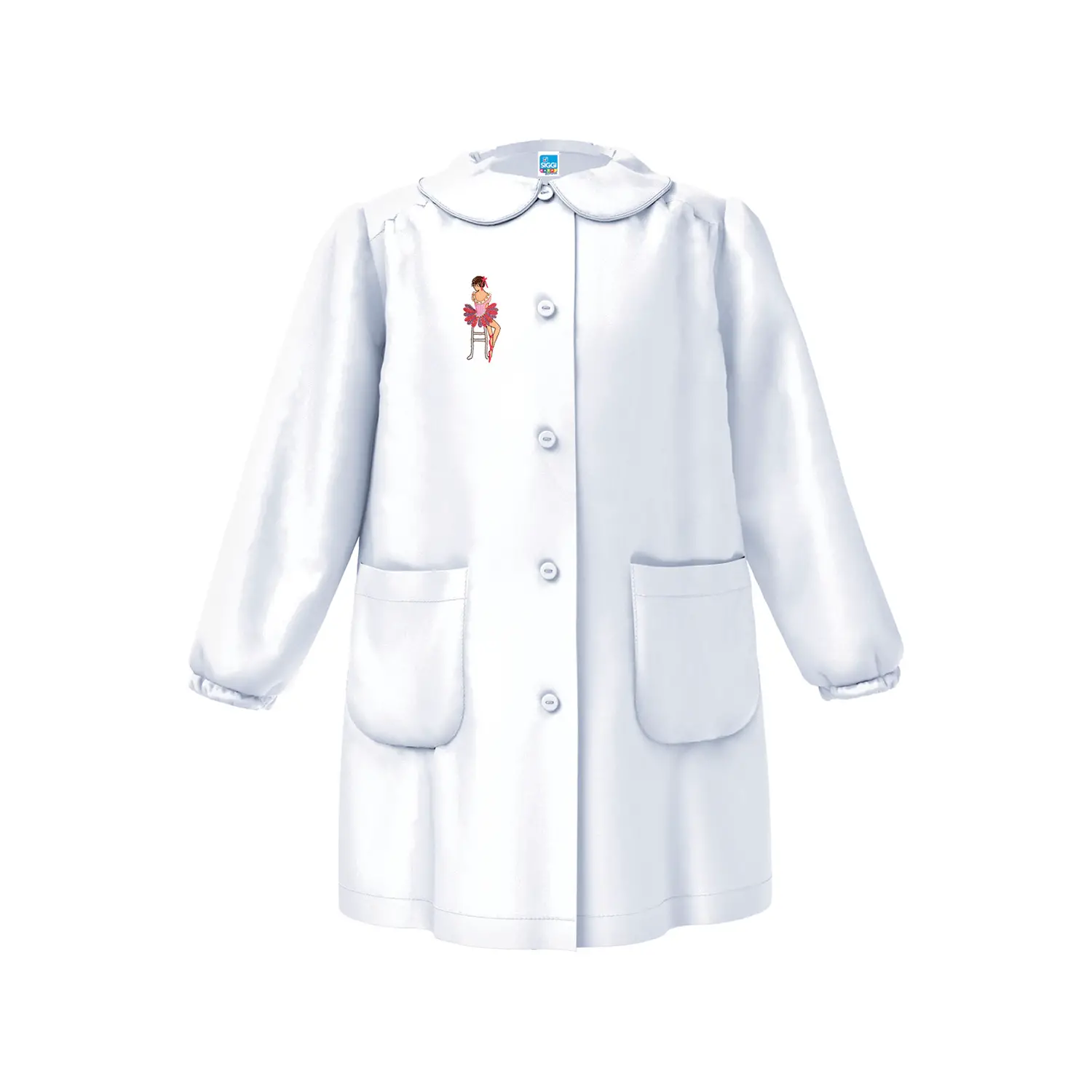 Grembiule Bambina Scuola 4066 Bianco 11 Anni - grembiuli scolastici