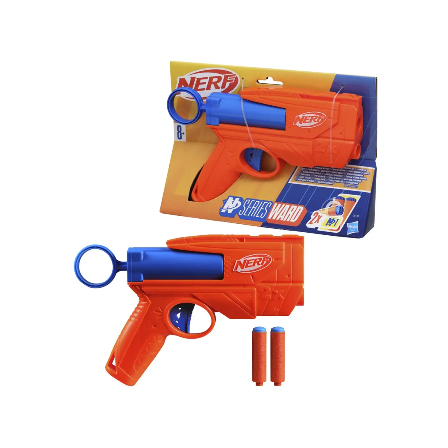 Nerf N-series Ward Pistola Giocattolo 2 Proiettili - armi soldatini