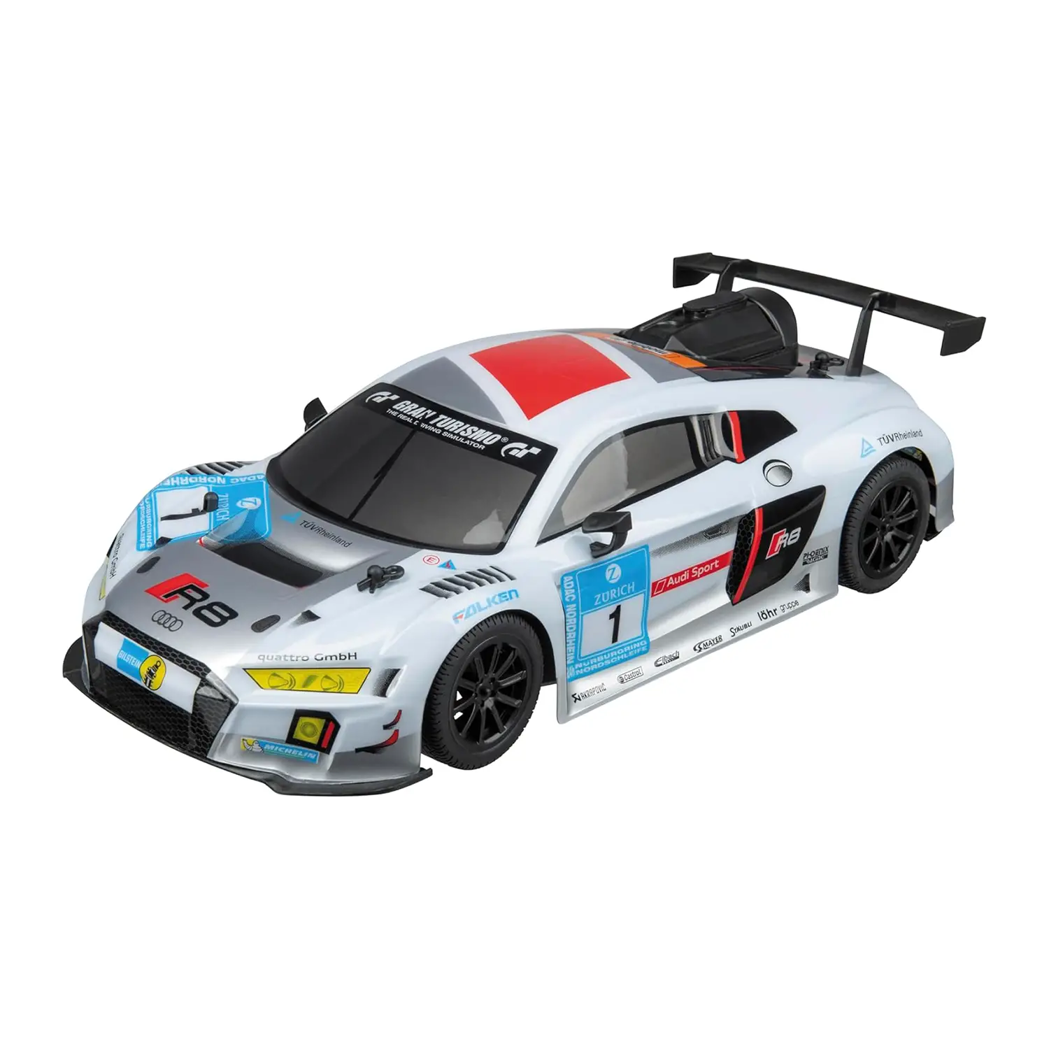 Auto Radiocomandata Audi R8 Effetto Fumo in Scala 1:14 - radiocomandi