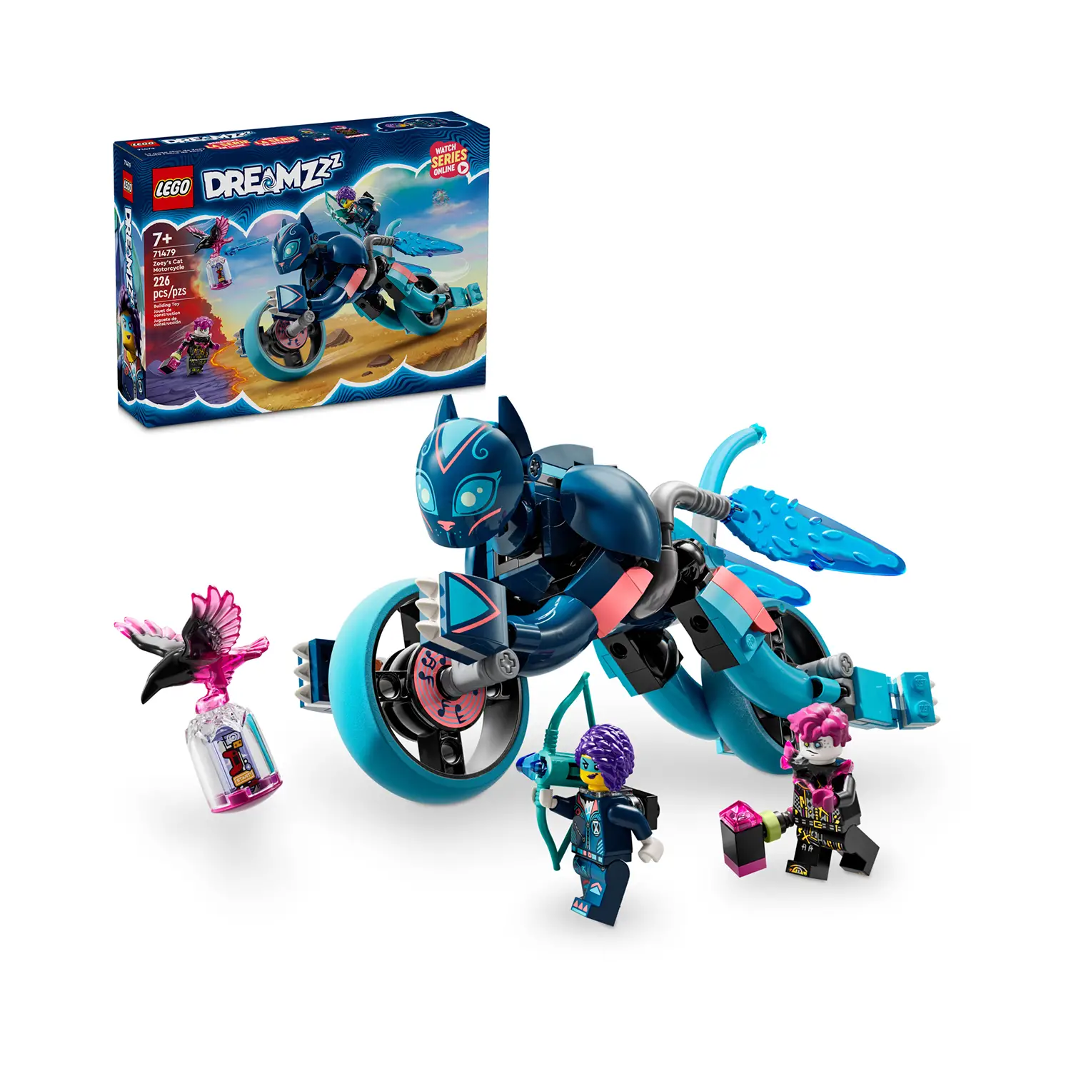 Lego Dreamzzz - La Moto-gatto di Zoey 71479 - lego