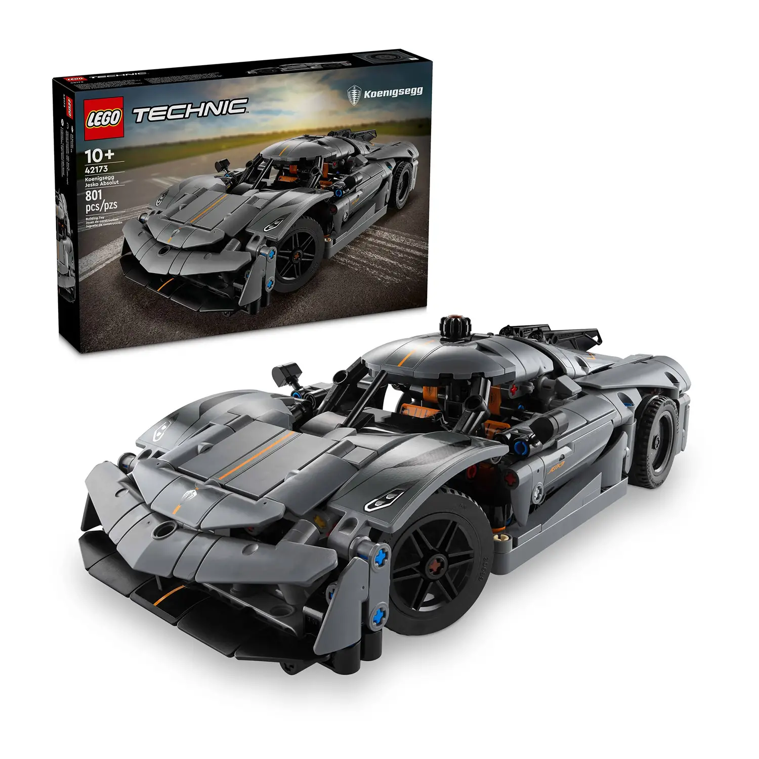 Lego Technic - Hypercar Koenigsegg Jesko Absolut Grigia 42173 - lego