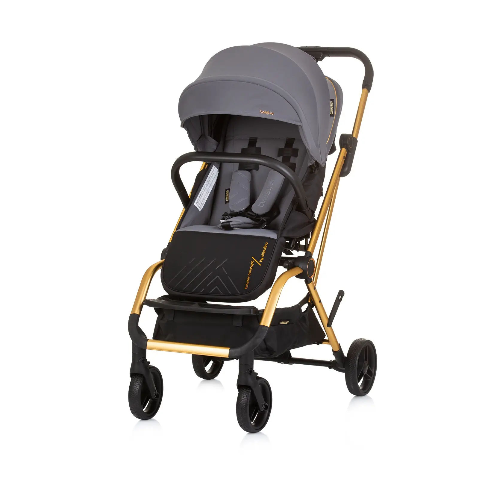 Passeggino Twister Granite Con Seduta Girevole 360 - passeggini compatti