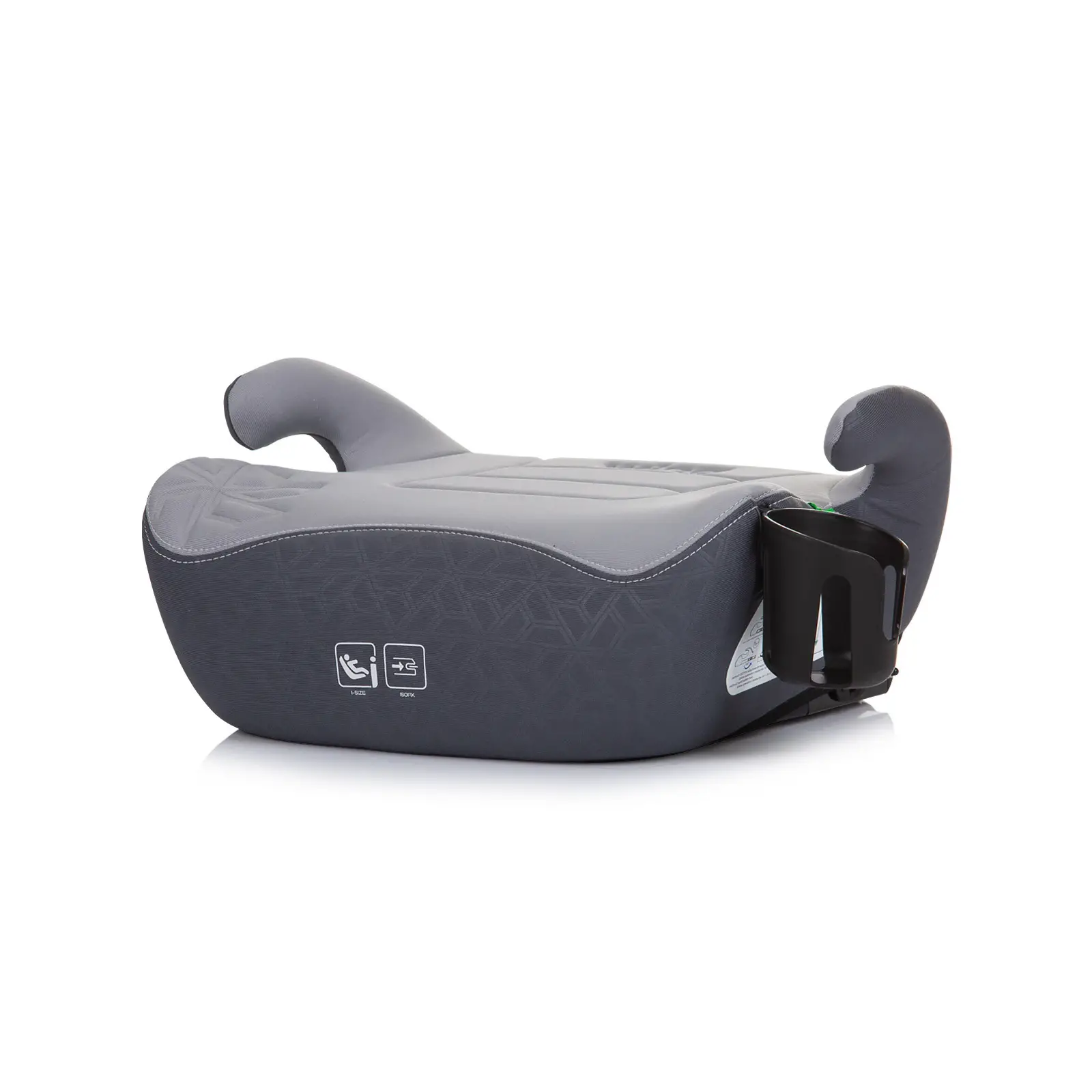 Rialzo Seggiolino Auto Wing Isofix Grigio - bambini 100-150 cm (4-12 anni)