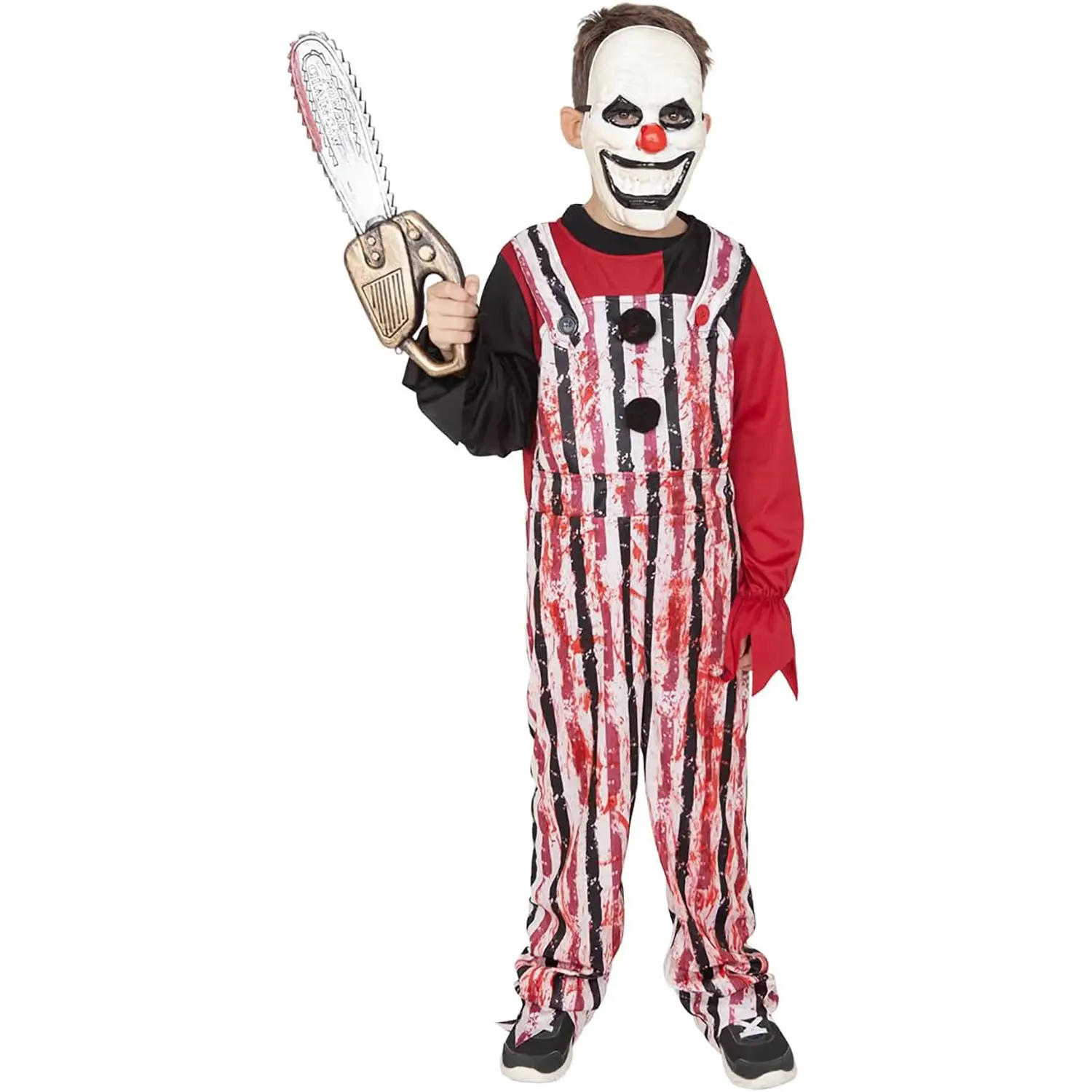 Costume Pagliaccio Tonto Per Bambini Tg. M - Abiti halloween