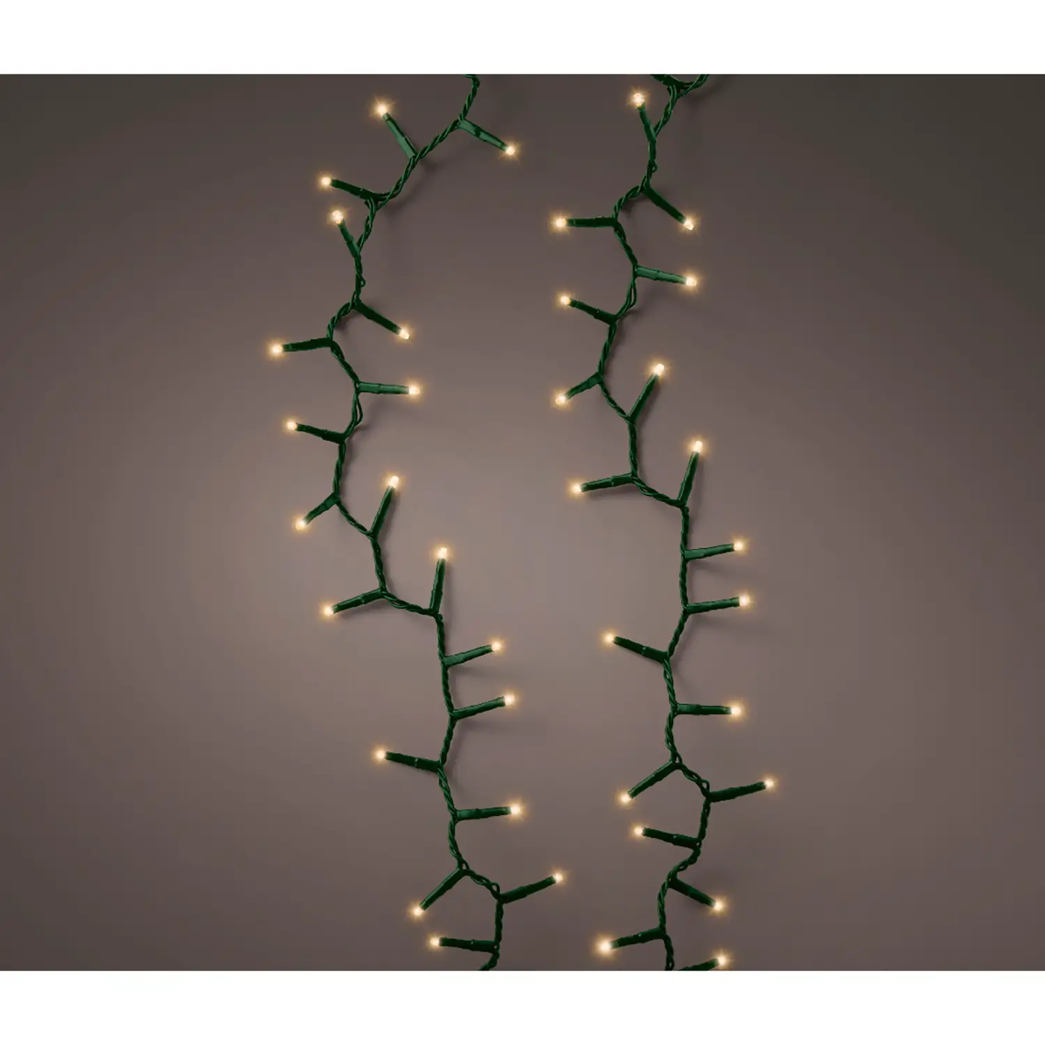 Luci di Natale Lumineo Compact - 3000 Led Luce Calda - Filo Verde da 60 metri - luci