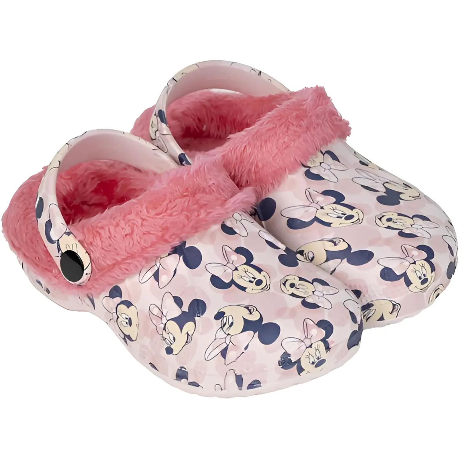 Pantofole in Pile Rosa Minnie Taglia 26/27 - regalo e gadget valigeria