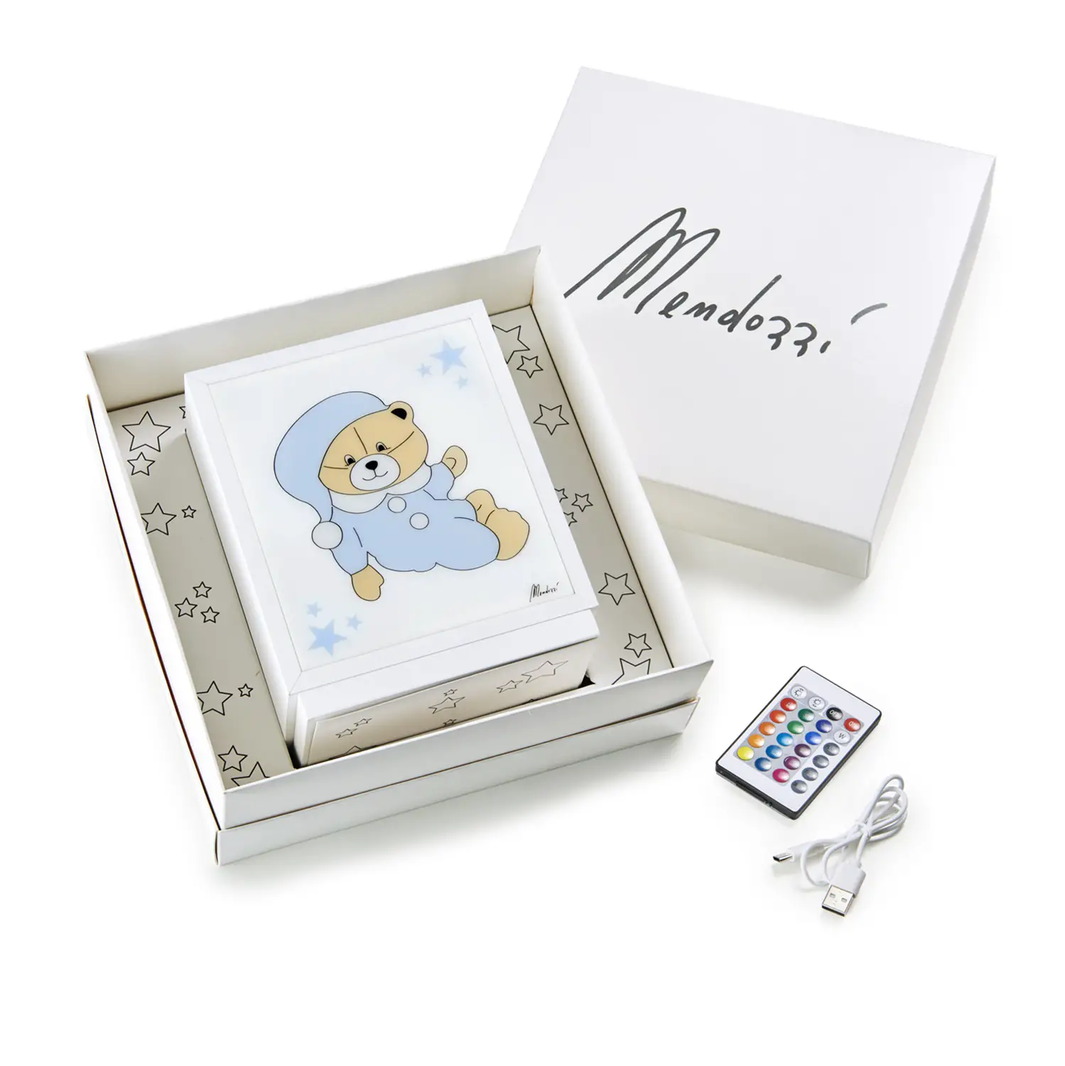 Lampada Mimì Azzurro Con Luci Ricaricabile Con Usb - varie