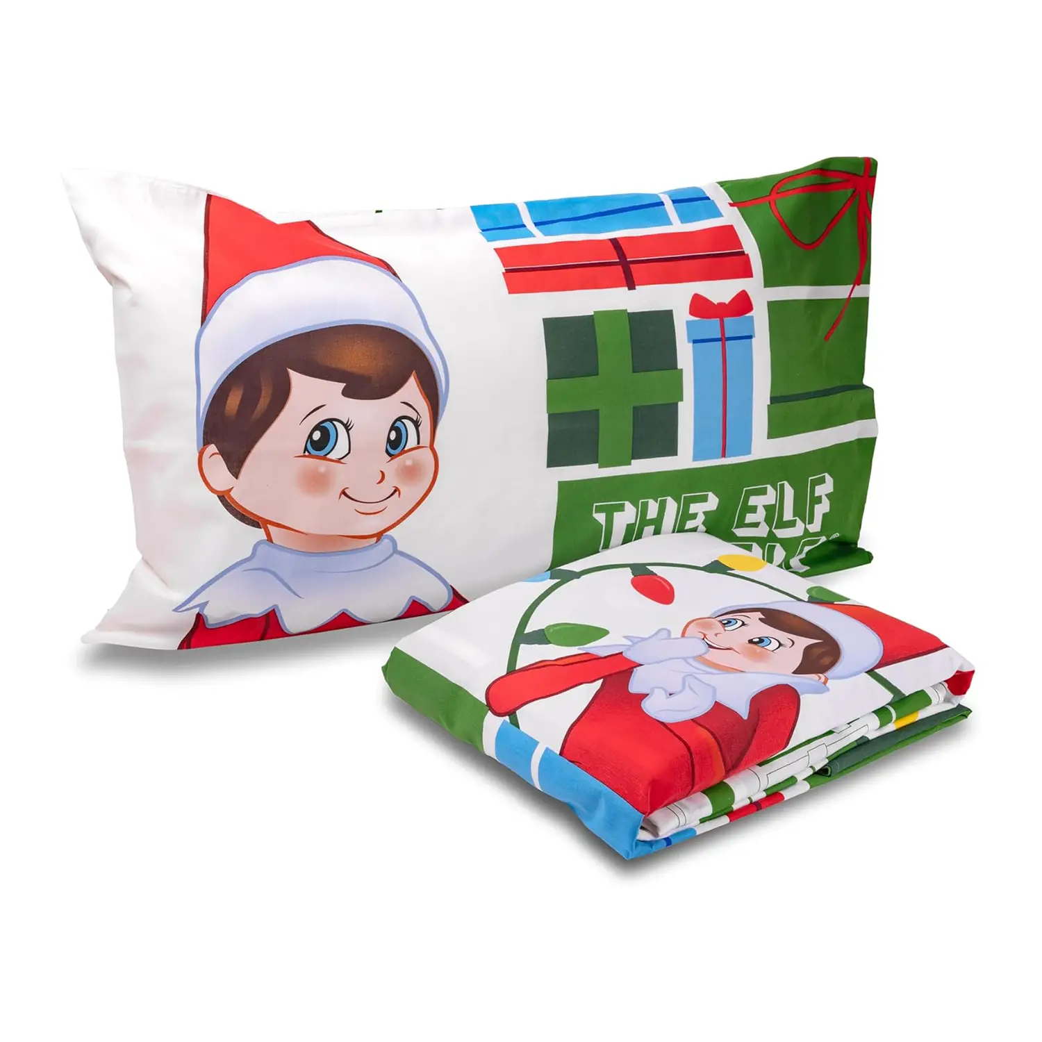 Elf On The Shelf - Set Lenzuolo con Federa Singolo Natalizio - regalo e gadget valigeria