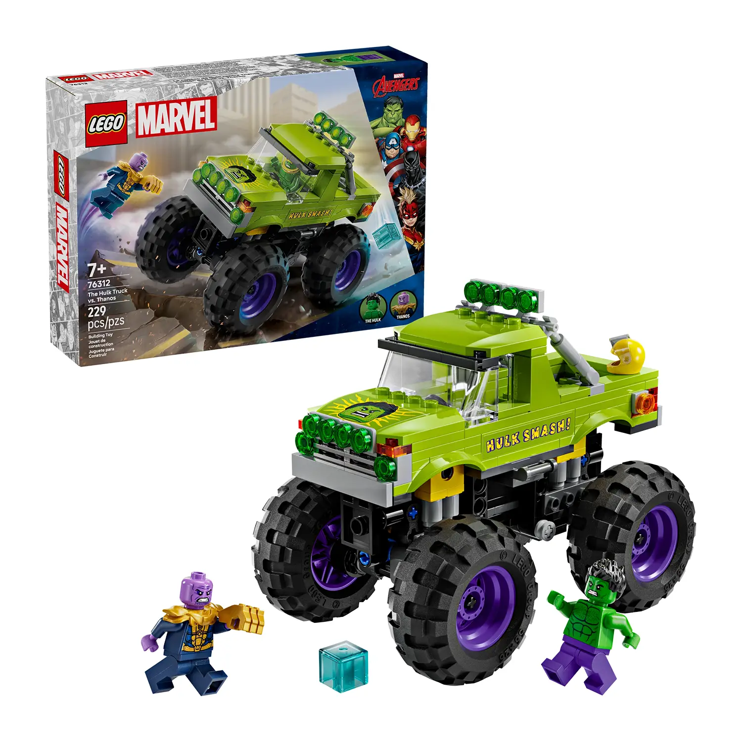 Lego Super Heroes Marvel - Truck di Hulk vs Thanos 76312 - lego