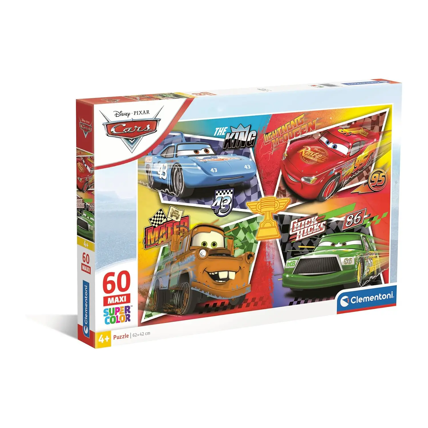 Puzzle 60 Pezzi Maxi Cars - Puzzle in cartone