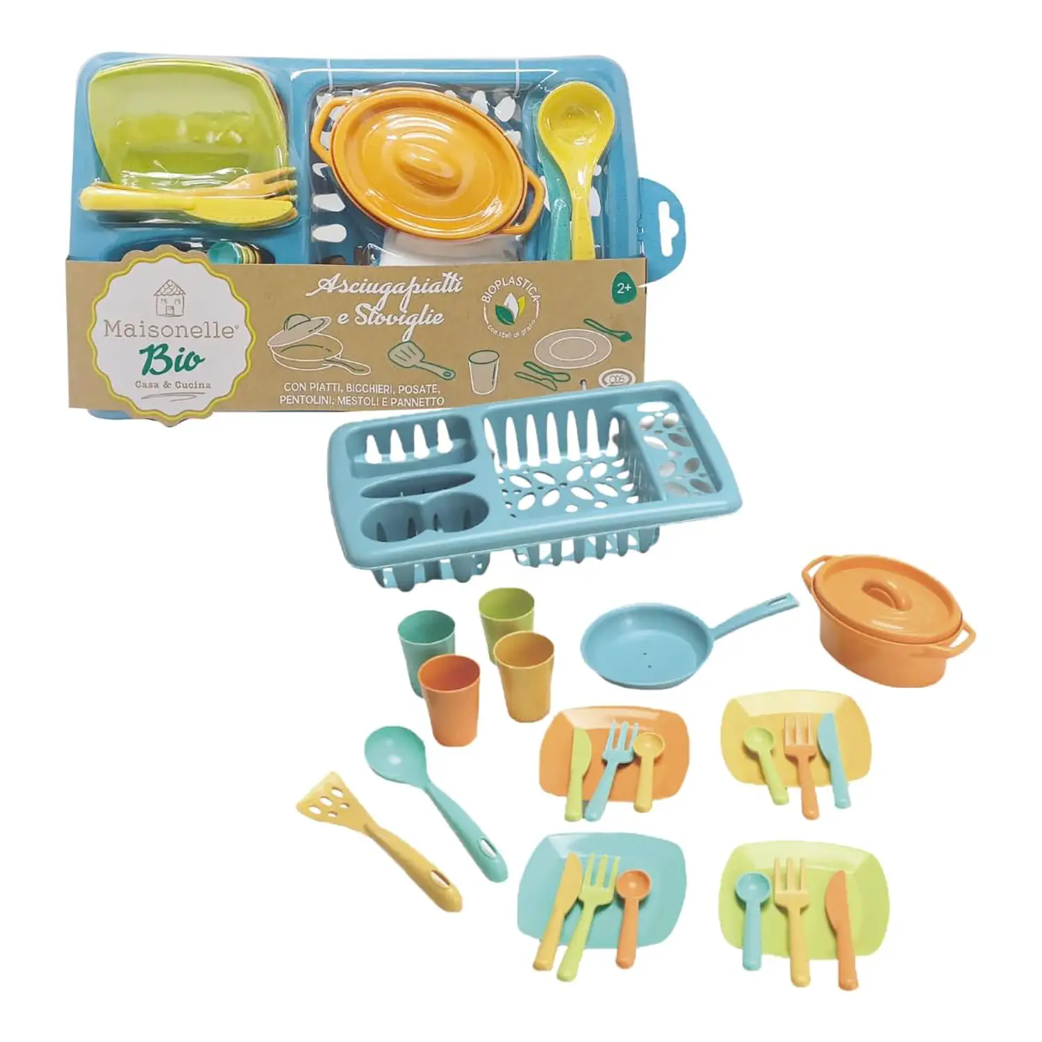 Maisonelle Bio Asciugapiatti E Stoviglie - play set