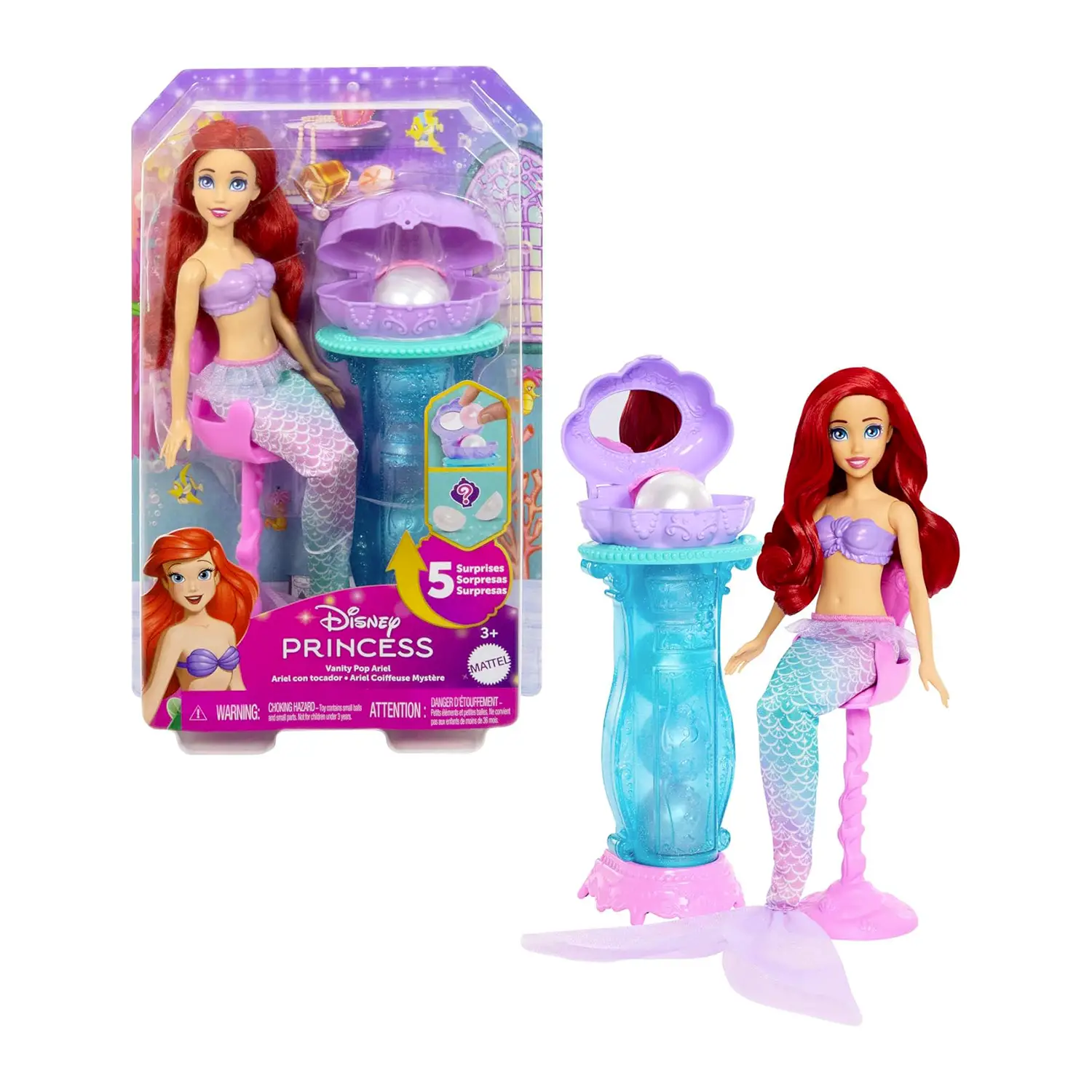 Disney Princess Ariel e la Specchiera Magica - collezionabili bambina