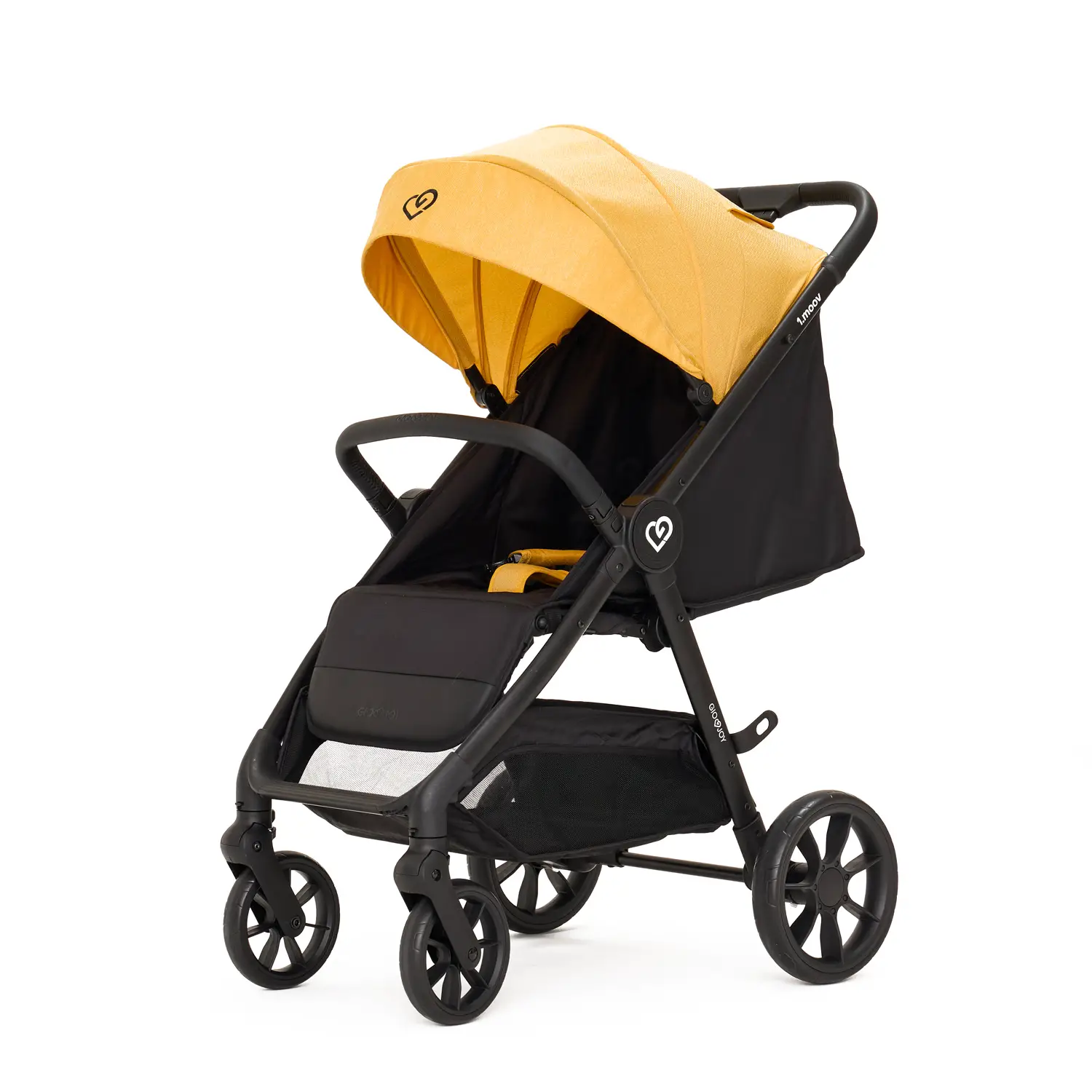 Passeggino Leggero 1.Moov GioJoy Giallo, Comodità e Sicurezza per le Tue Passeggiate - passeggini compatti