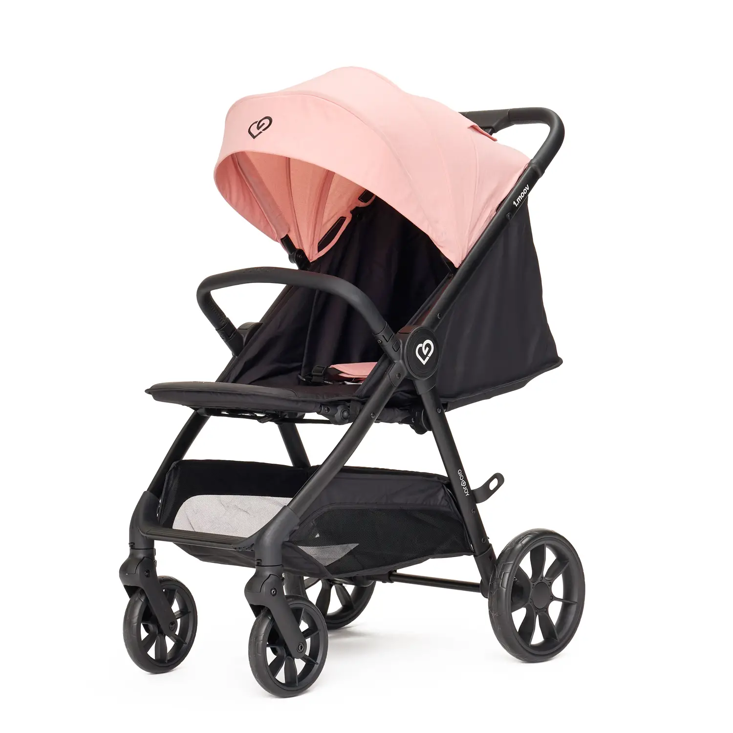Passeggino Leggero 1.Moov GioJoy Rosa, Comodità e Sicurezza per le Tue Passeggiate - passeggini compatti