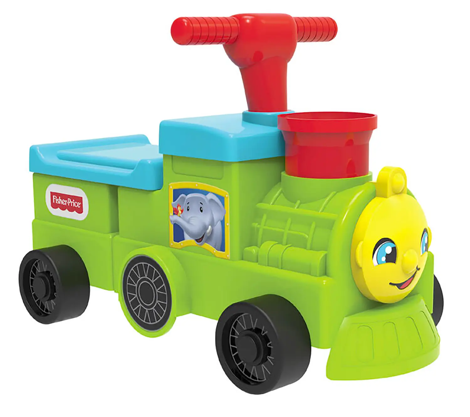 Fisher-Price Trenino Cavalcabile Primi Passi – Little People Tootin’ Train Ride-On - Tricicli e primi passi