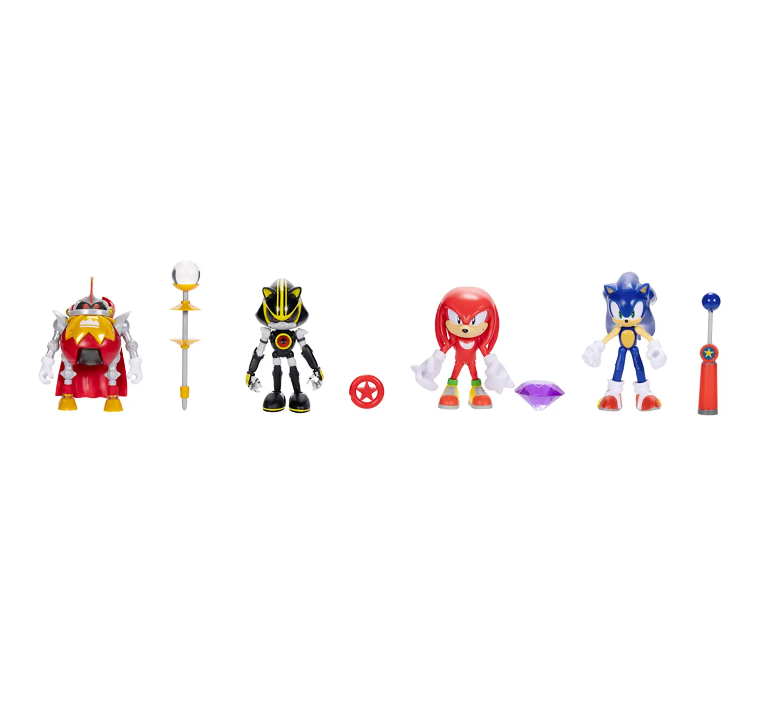Sonic Personaggi Articolati Con Accessori 10 Cm Assortiti - action figures ed accessori