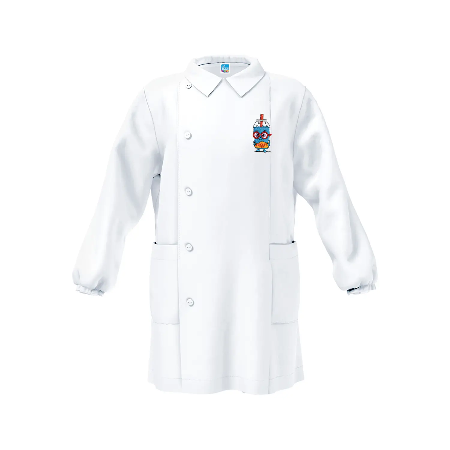 Grembiule Bambino Asilo Frizzy Pop Bianco 3 Anni - grembiuli scolastici