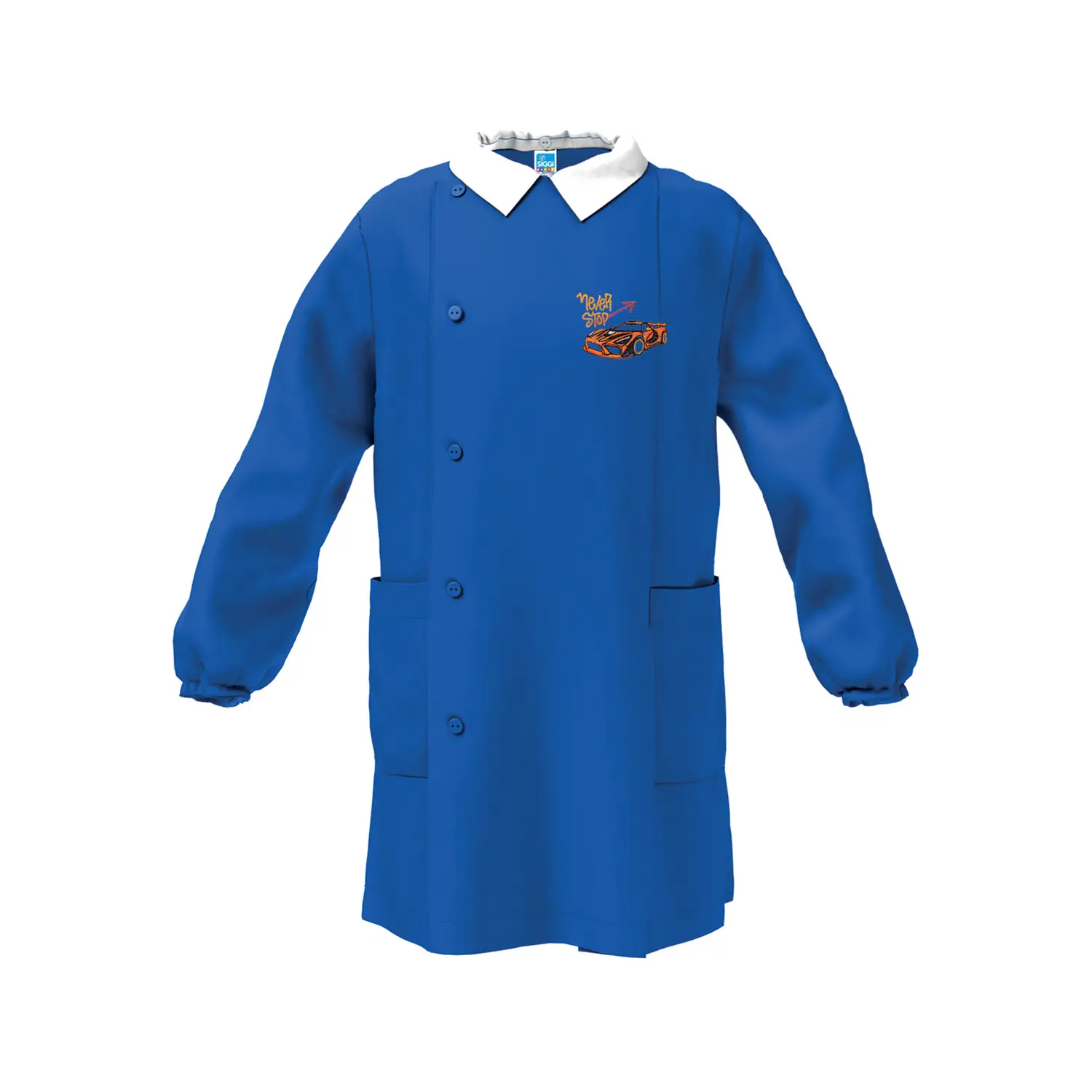 Grembiule Bambino Scuola Auto Corsa Blu 11 Anni - grembiuli scolastici