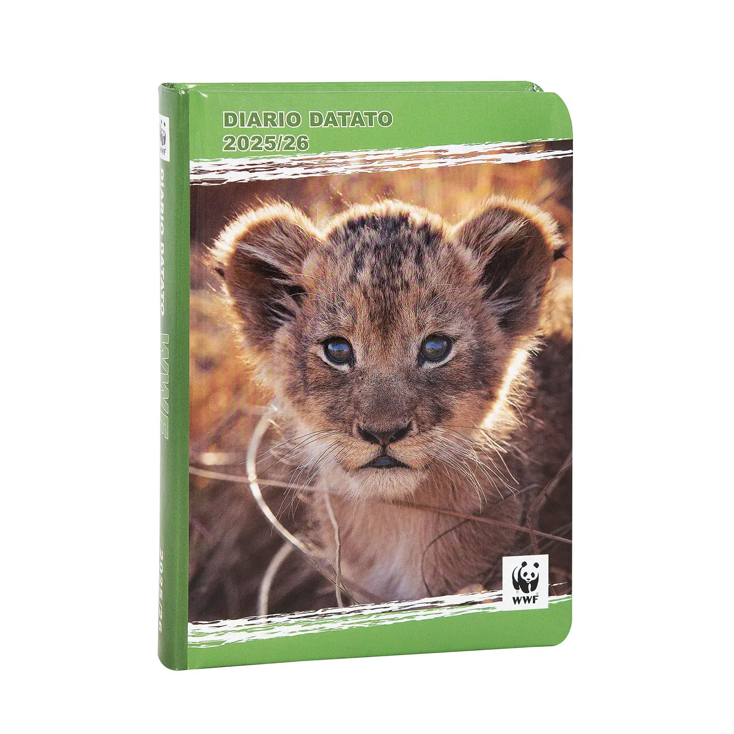 Diario Datato Scuola 12 Mesi Standard WWF Fotografico Leone - diari