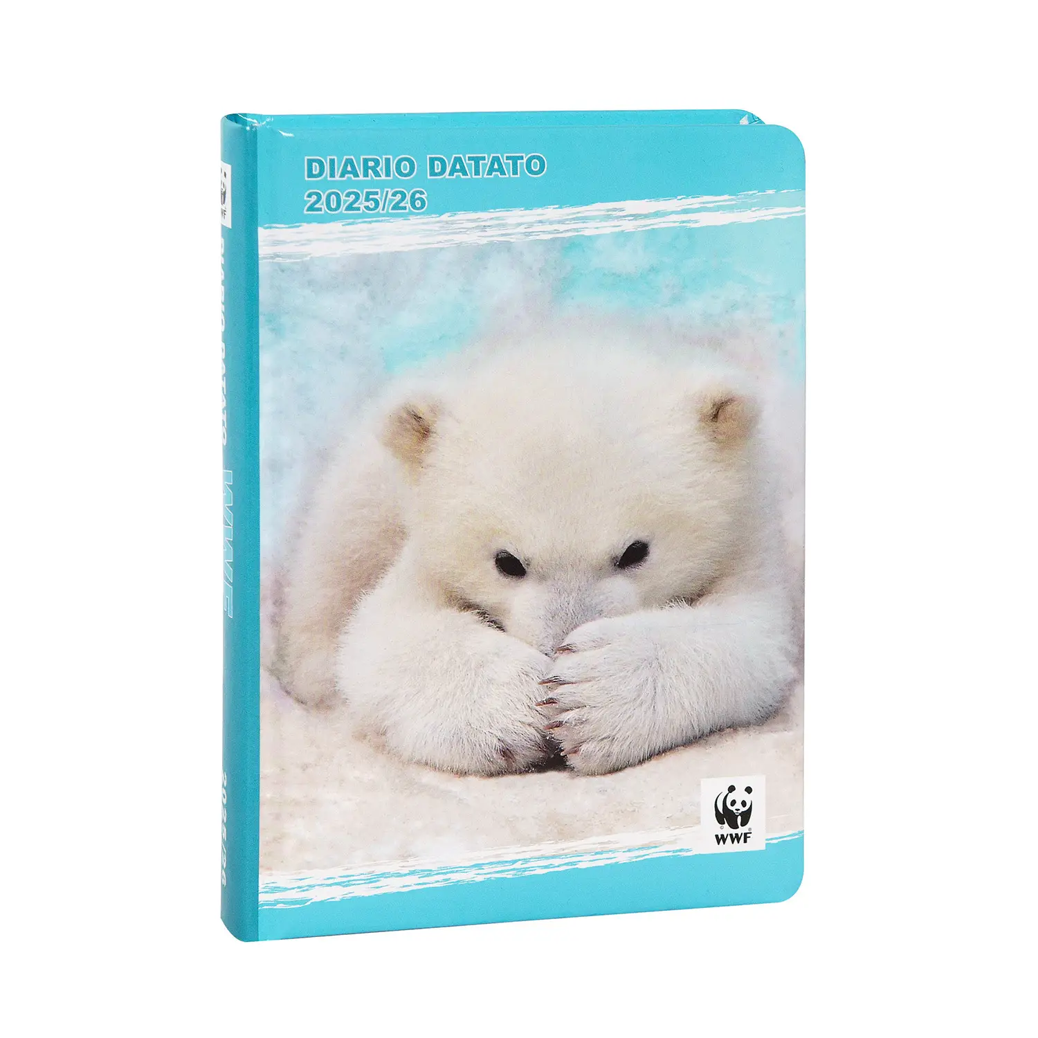 Diario Scuola 12 Mesi Datato Standard WWF Fotografico Orso - diari