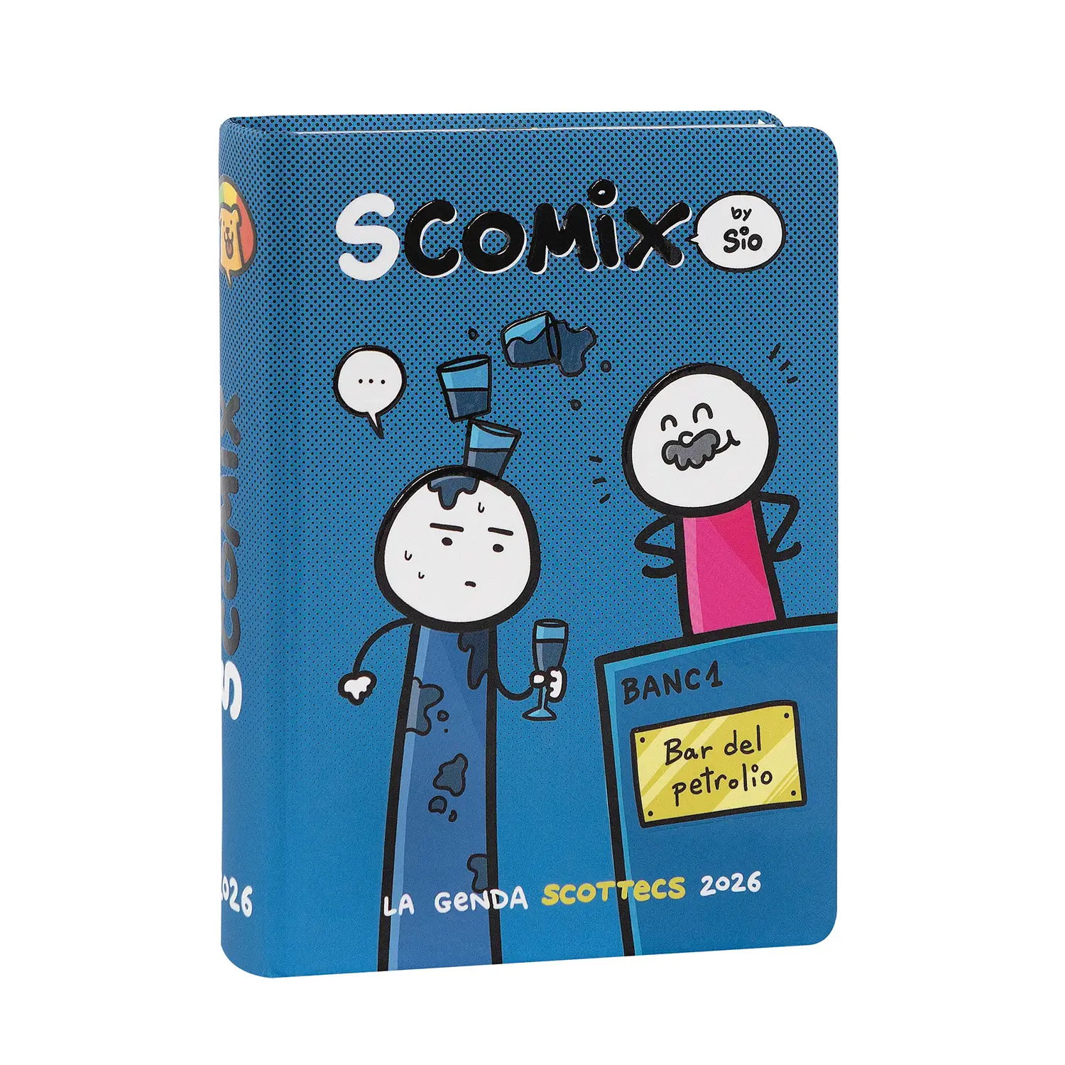 Scomix Agenda Scuola 16 Mesi Medium Petrolio - diari