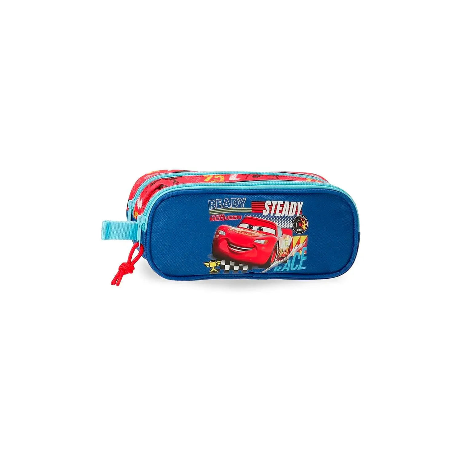 Astuccio Bustina con 2 Scomparti Cars Let's Race - bauletti tombolini bustine