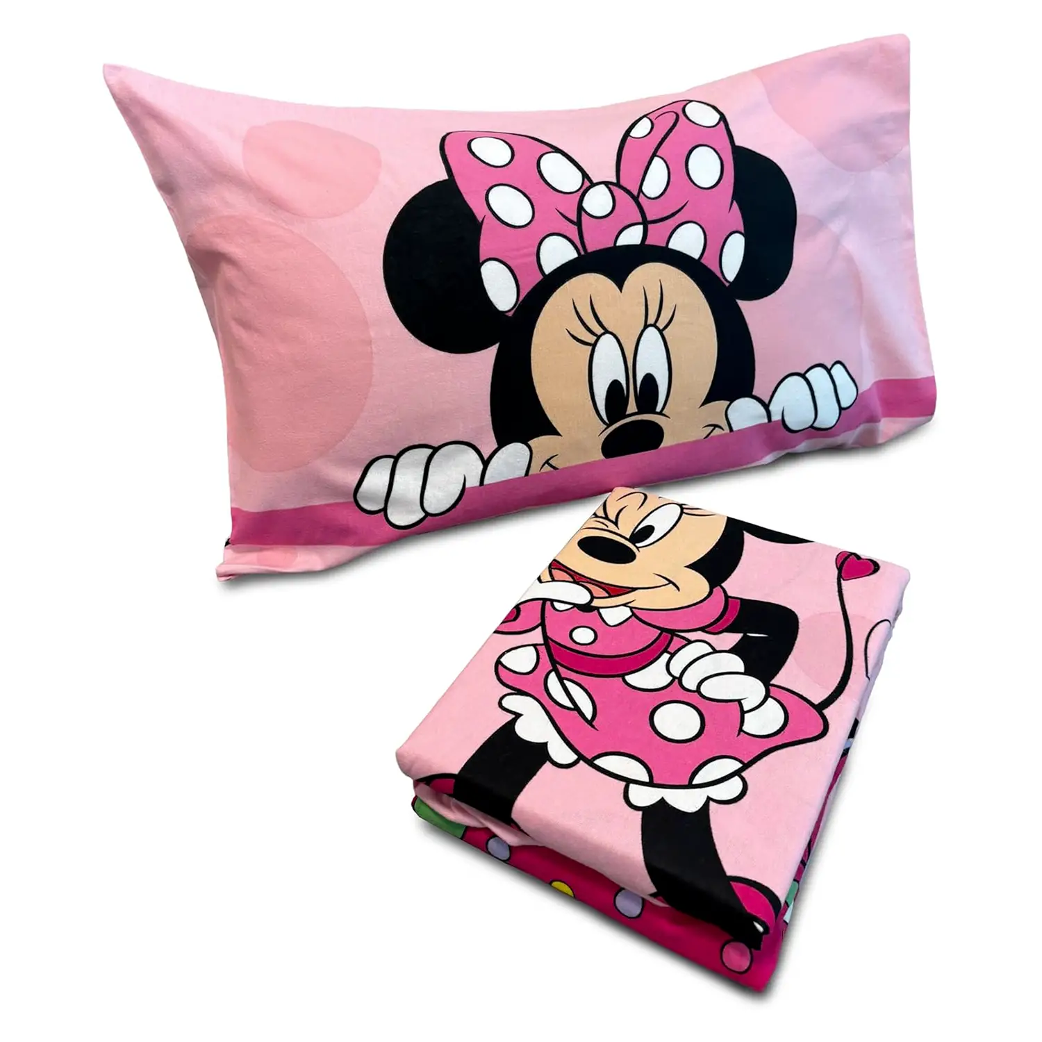 Set Lenzuolo Minnie in Flanella per Letto Singolo - HERMET - biancheria casa